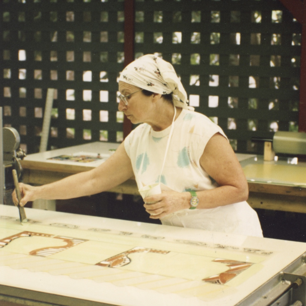 Betty Woodman and George Woodman at Bud and Barbara Shark's studio, Holualoa, Hawaii, 1996