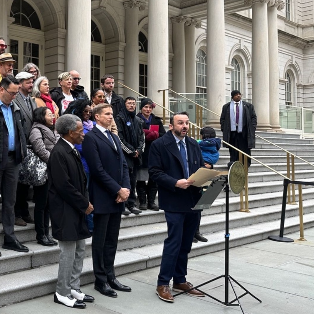 Artist Housing Press Conference at City Hall, November 12, 2025