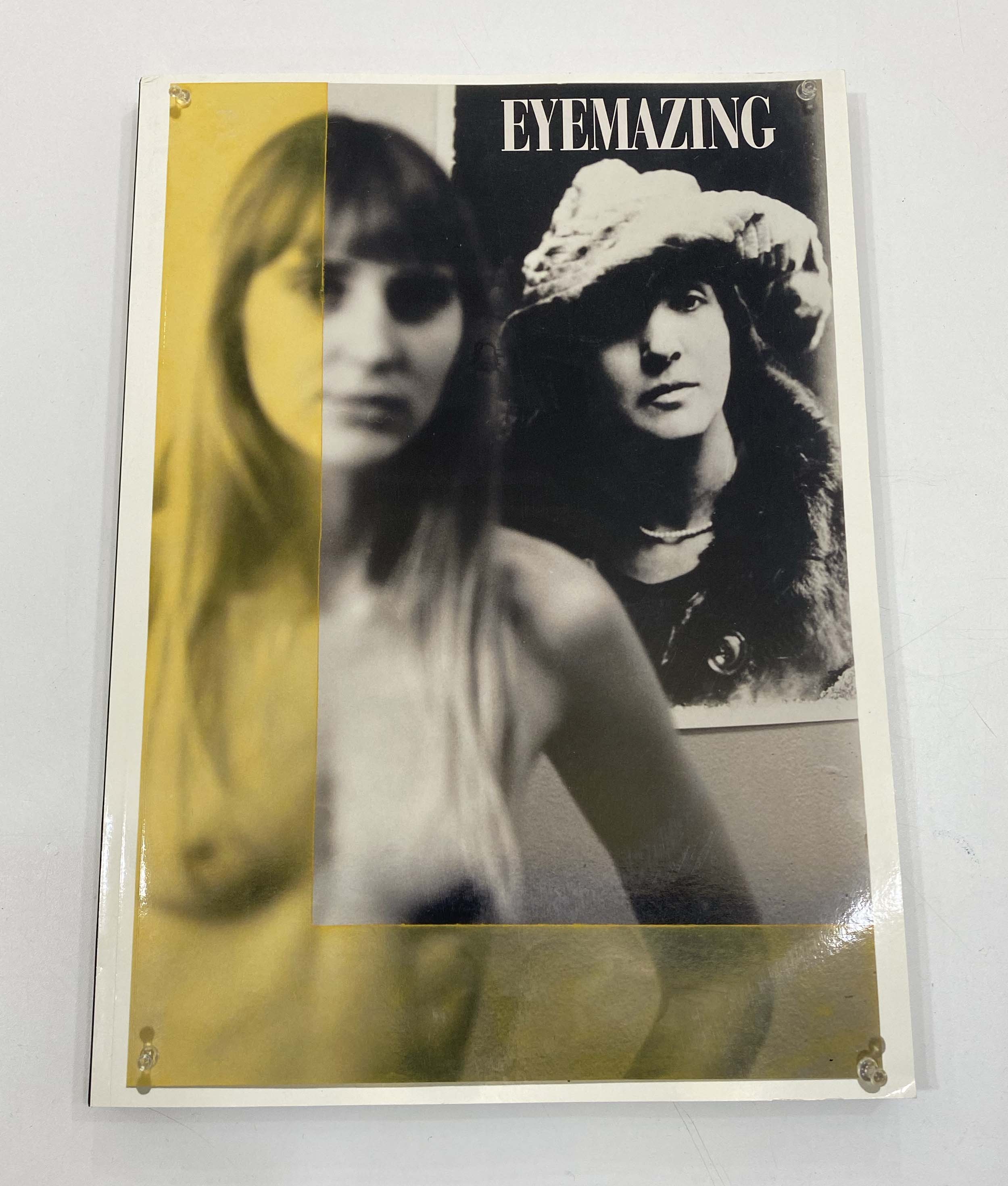 L to R: 1-8: Spreads from “George Woodman,” EYEMAZING 4, 2012 / "Loie and Florentine Aristocrat," 2008. 19 1/4 x 13 1/4 in. Oil paint on gelatin silver print / “La Pietra Madonna,” 2007. 12 x 15 in. Oil paint on gelatin silver print / “Nancy with a Green Leg,” 2005. 24 x 20 in. Oil paint on gelatin silver print / “Loie Wearing an 18th Century Sculpture,” 2012. 24 x 20 in. Oil paint on gelatin silver print / “Angel Grieving Over Lion,” 2007. 24 x 20 in. Oil paint on gelatin silver print / “In La Pietra Library,” 2009. 42 x 36 in. Oil paint on gelatin silver print / “Loie Meets a Rousseau,” 2009. 57 1/2 x 39 1/2 in. Gelatin silver print / “Loie Embraces a Piero di Cosimo,” 2009. 24 x 20 in. Gelatin silver print. All artworks by George Woodman © Woodman Family Foundation / Artists Rights Society (ARS), New York