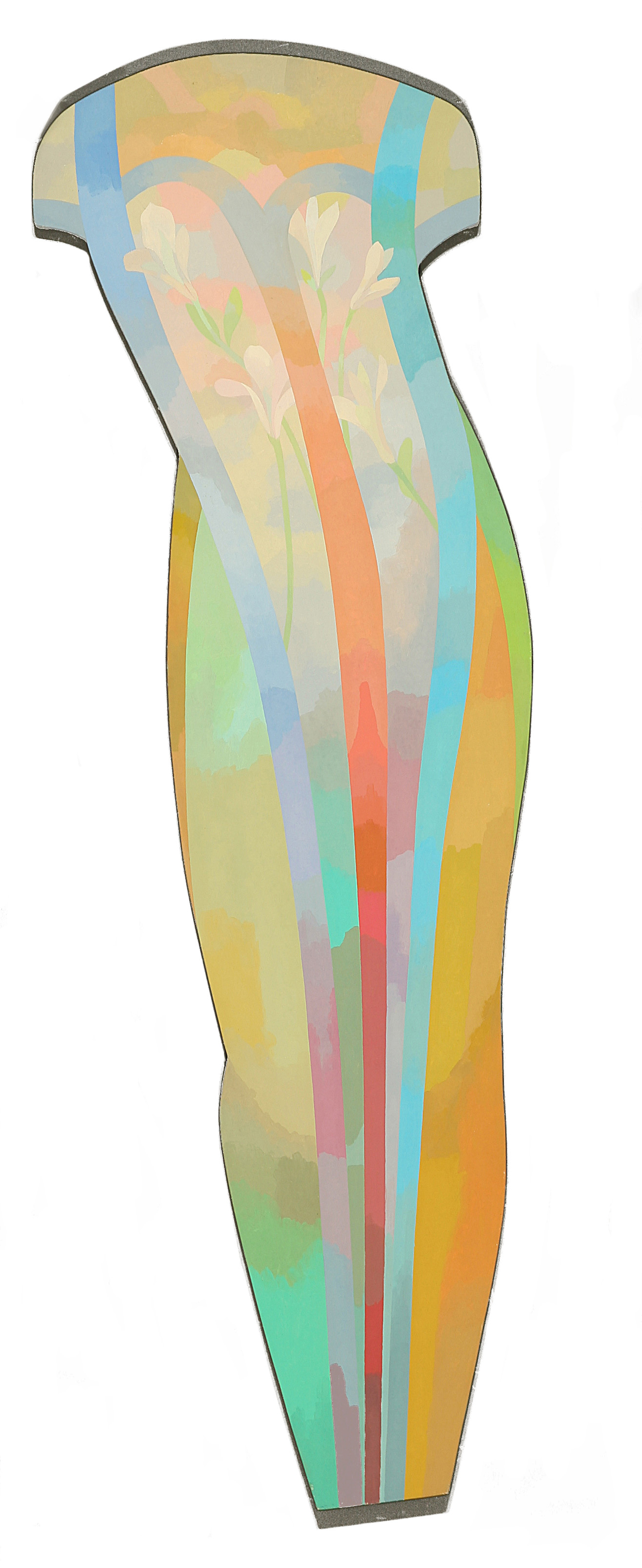 George Woodman, Aphrodite of Peruvian Lilies, 1986, oil on canvas