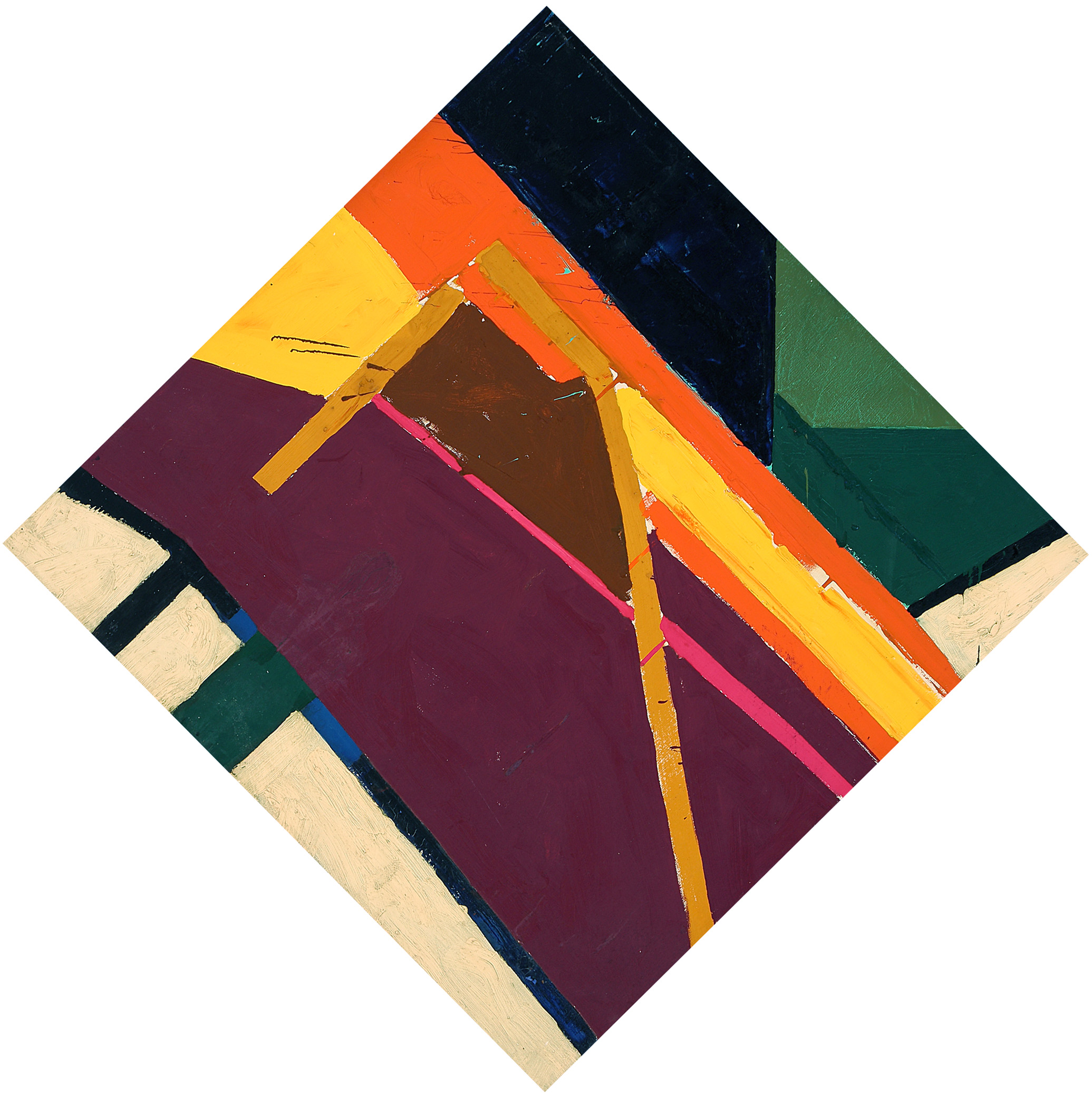 George Woodman, April Cool, 1963, oil on canvas