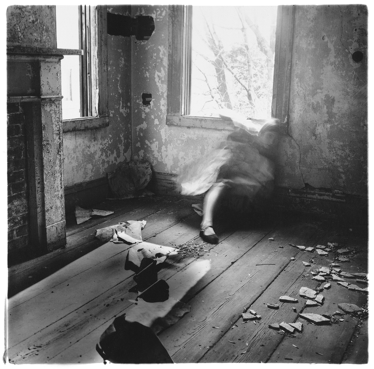 Francesca Woodman, House #3, 1975-76, gelatin silver print