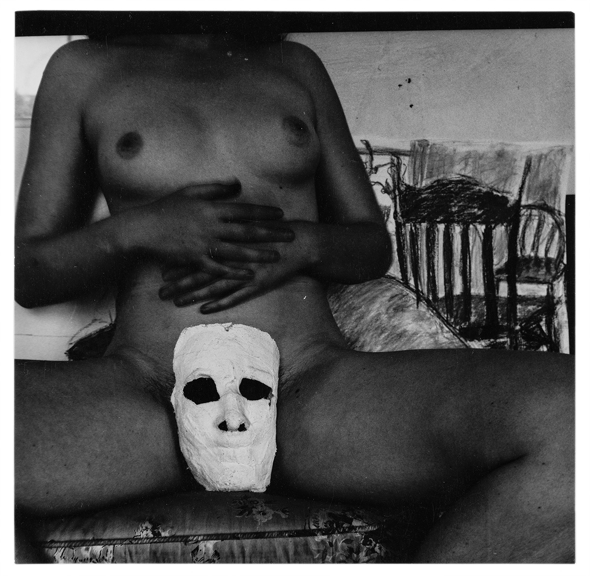 Francesca Woodman, Face, 1976, gelatin silver print