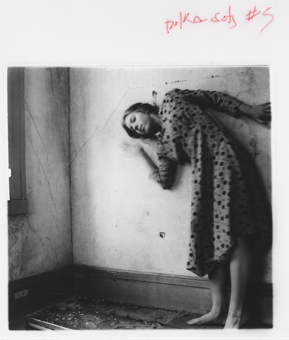 Francesca Woodman, Polka Dots #5, 1976, gelatin silver print