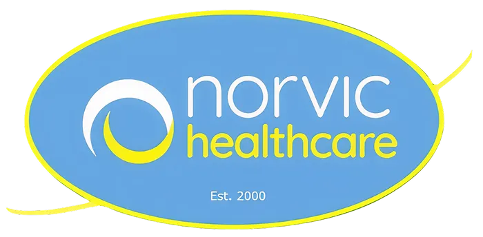 A logo of the company: Norvic Healthcare