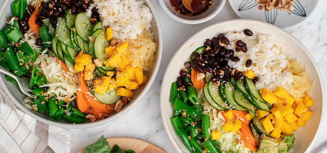 Mango Ginger Rice Bowl from Love and Lemons.