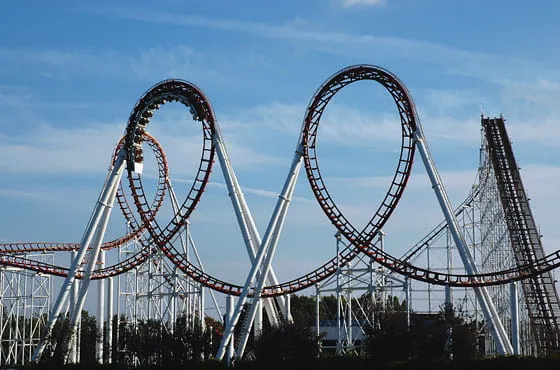 six flags rollercoaster