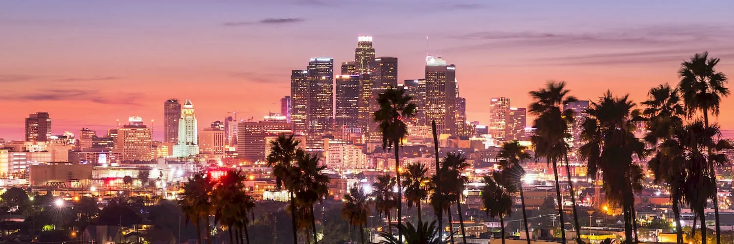 los angeles at sunset 