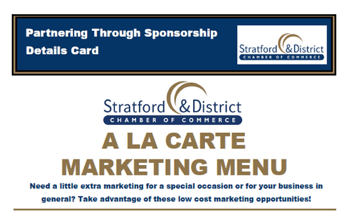 A La Carte Marketing Menu