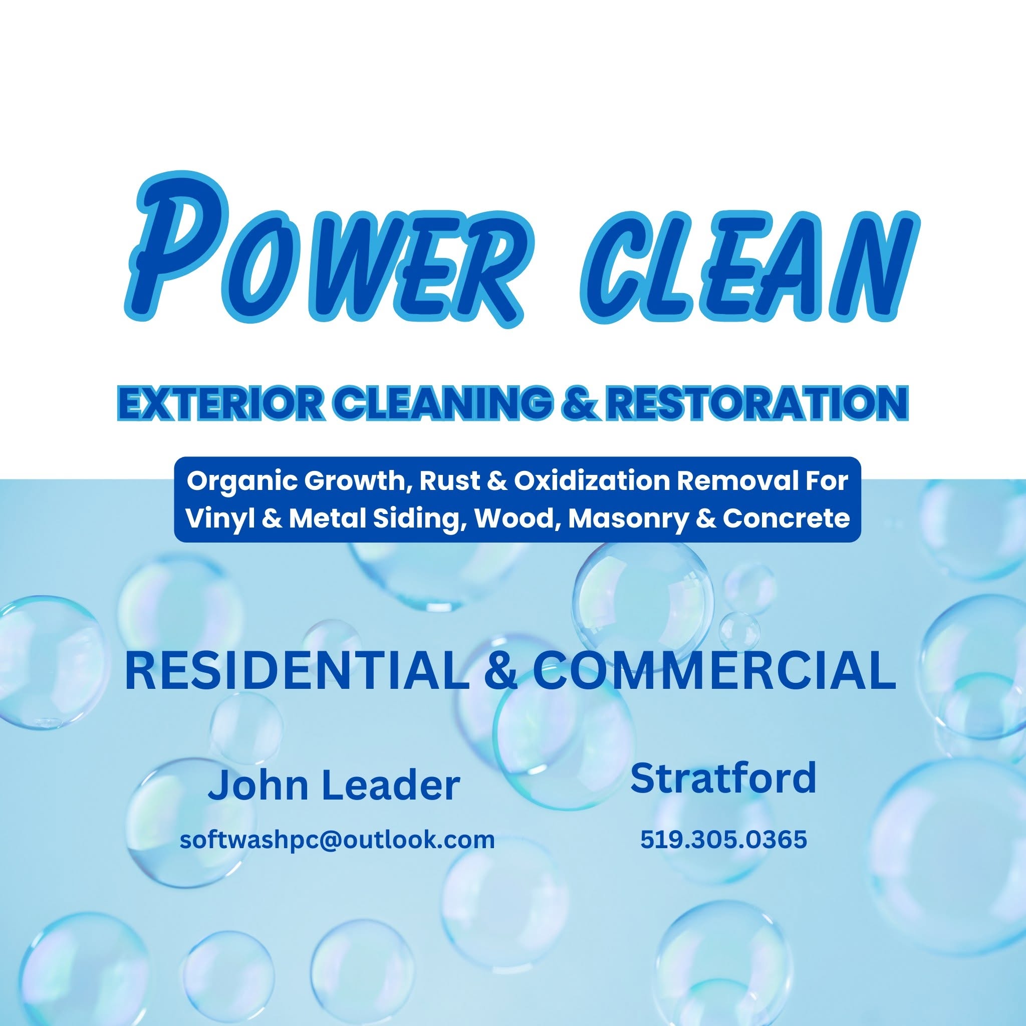 Power Clean - Exterior Cleaning & Restoration