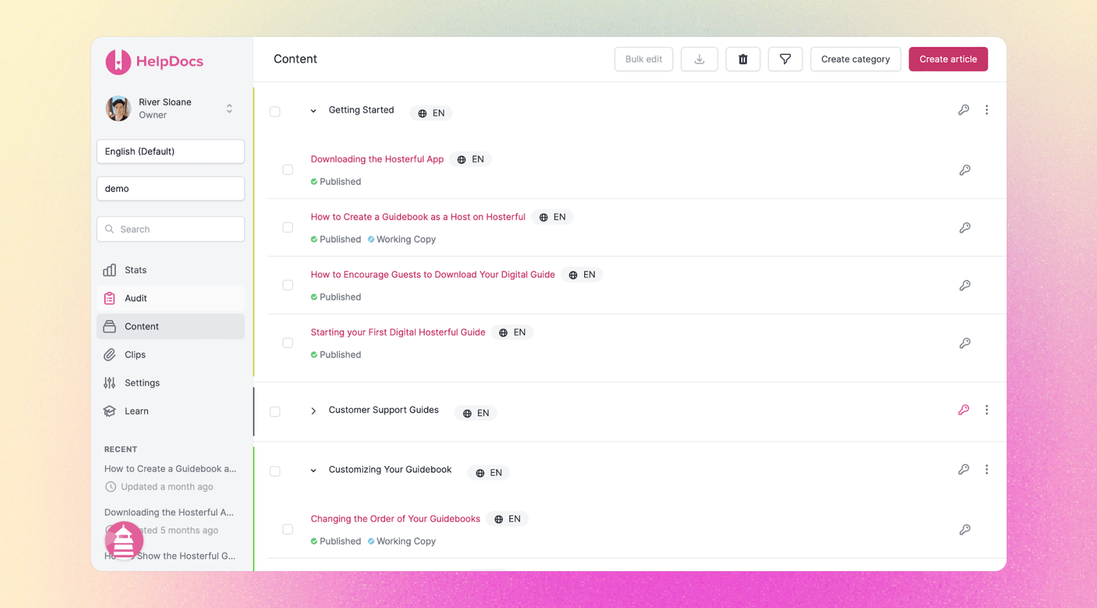 HelpDocs | Knowledge Base Software
