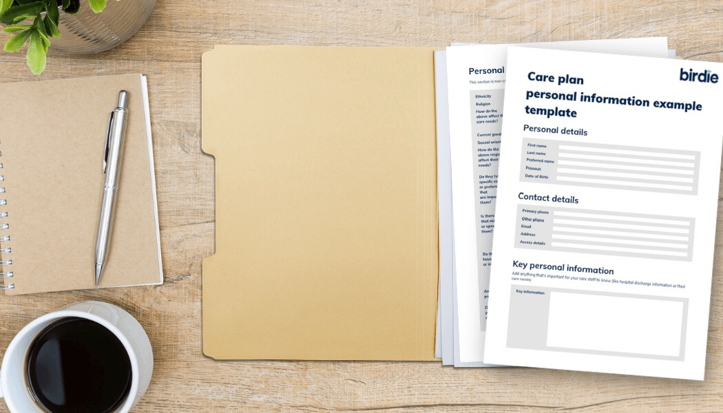Care Plan Templates Examples For Person centred Care Birdie Blog