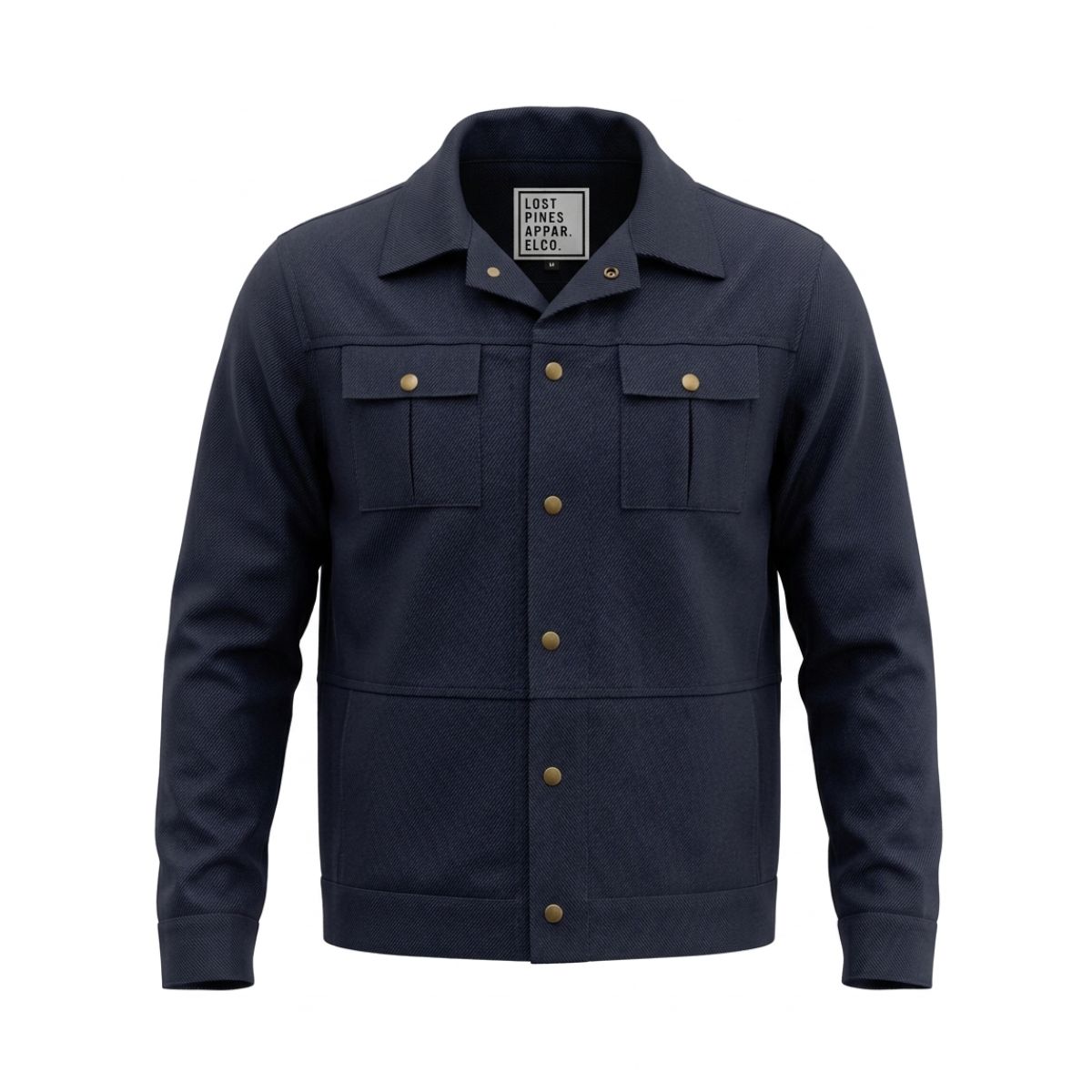 Our take on the classic Trucker Jacket; a medium-weight 10 oz. brushed bull denim in Navy, with metal snap enclosures. The perfect three-season jacket to layer up or just wear with your favorite t-shirt. Made in the USA.
