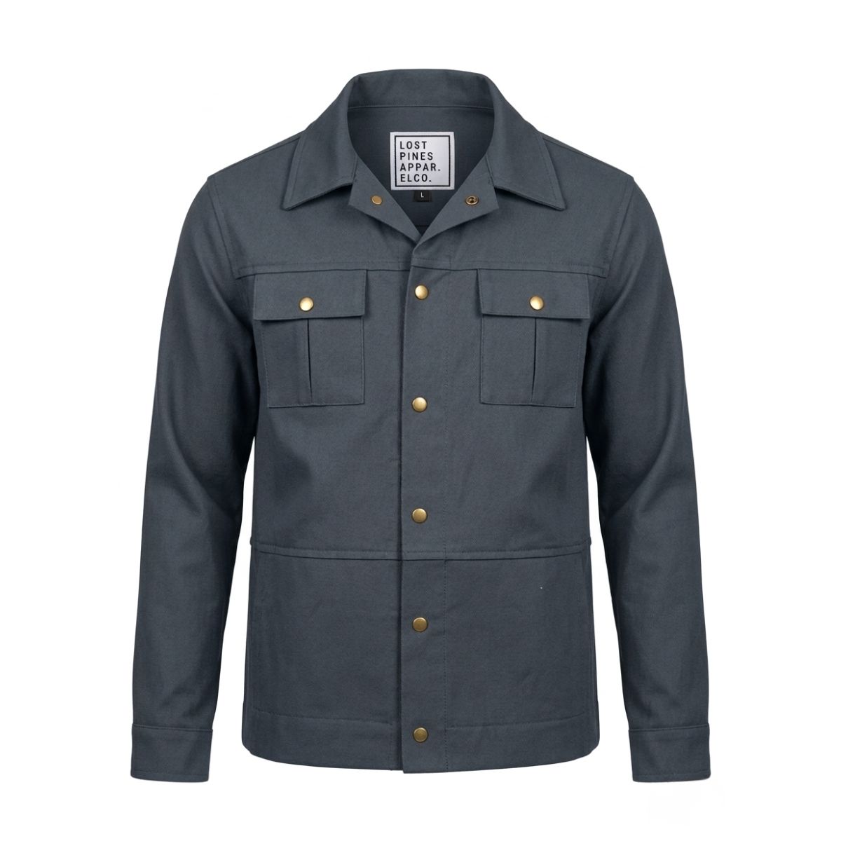Our take on the classic Trucker Jacket; a medium-weight 10 oz. brushed bull denim in Charcoal, with metal snap enclosures. The perfect three-season jacket to layer up or just wear with your favorite t-shirt. Made in the USA.
