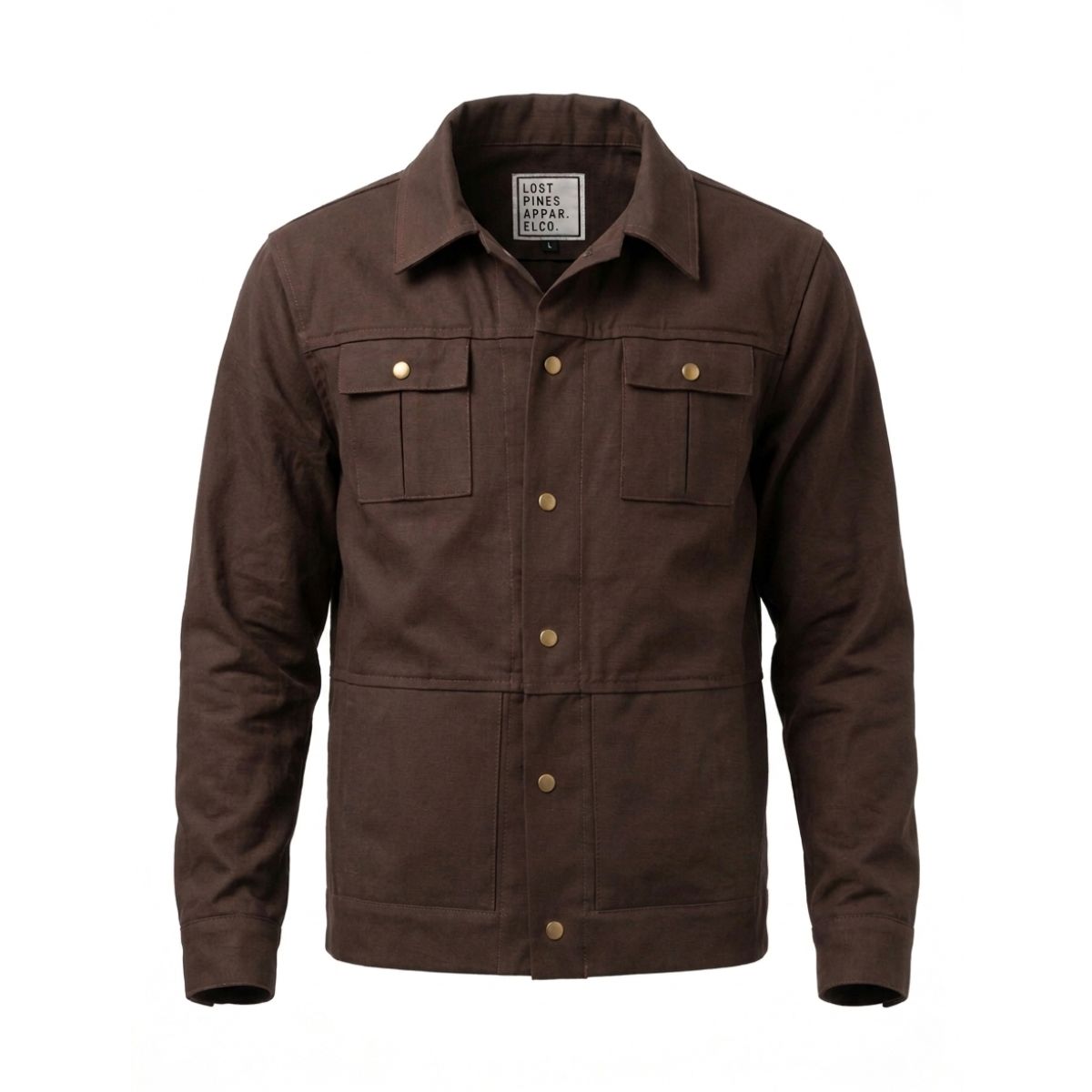 Our take on the classic Trucker Jacket; a medium-weight 10 oz. brushed bull denim in Coffee, with metal snap enclosures. The perfect three-season jacket to layer up or just wear with your favorite t-shirt. Made in the USA.