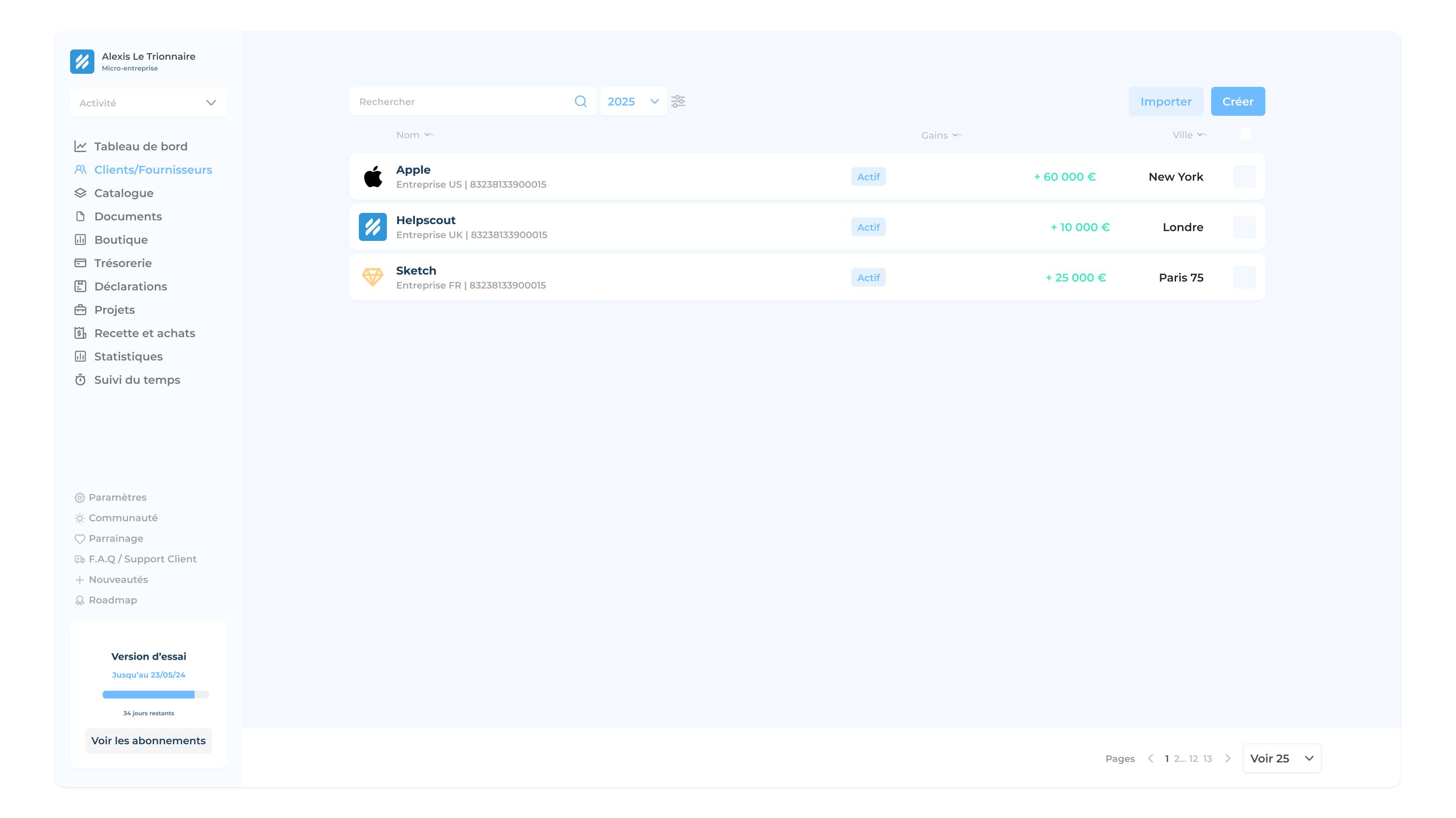Présentation Freebe Saas