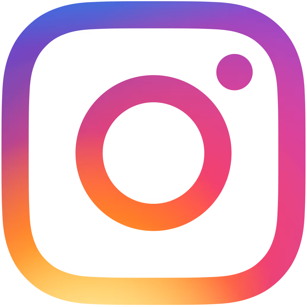 Instagram app icon featuring a rounded square camera glyph with a gradient from purple to orange.