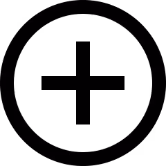 Black circle with a thick border and empty center on a white background.