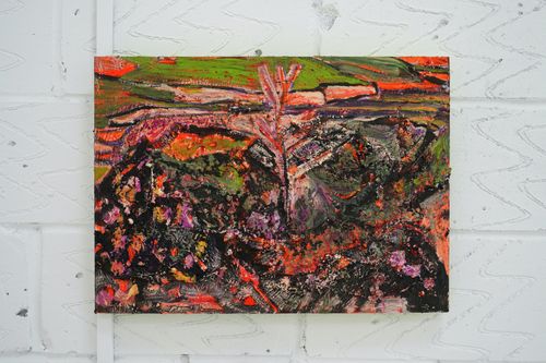 Marieke Bernard-Berkel 'Untitled', 2022 Oil on wood 41 x 58 cm. Image courtesy the artist and Sherbet Green