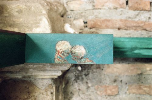 Installation view: Brook Hsu, Sant'Andrea de Scaphis, Rome, 2023. Courtesy the artist and Sant’Andrea de Scaphis, Rome. Photo: Valeria Giampietro, Alessandro Cicoria.