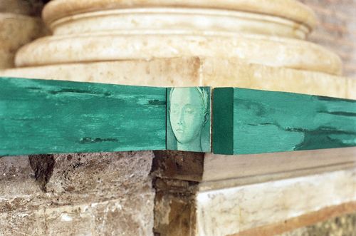 Installation view: Brook Hsu, Sant'Andrea de Scaphis, Rome, 2023. Courtesy the artist and Sant’Andrea de Scaphis, Rome. Photo: Valeria Giampietro, Alessandro Cicoria.