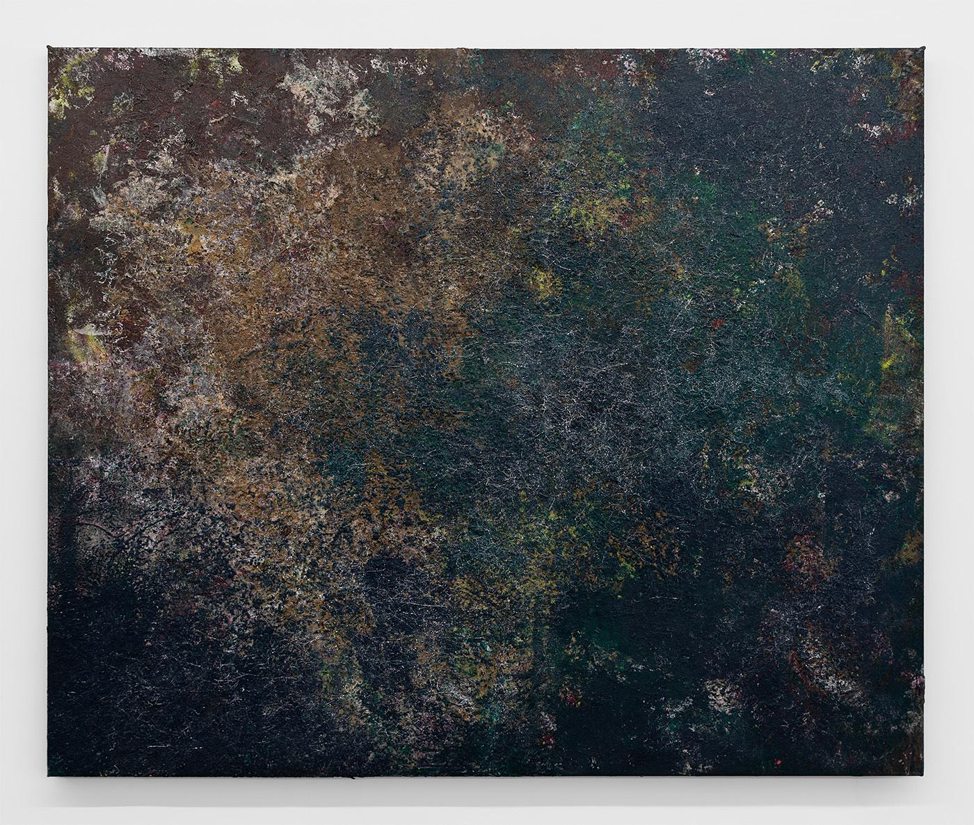 Jay Payton, Examining the Seven Stages of Spiritual Alchemy, 2025, Oil and wax on canvas, 60 x 72 in (152.4 x 182.9 cm)