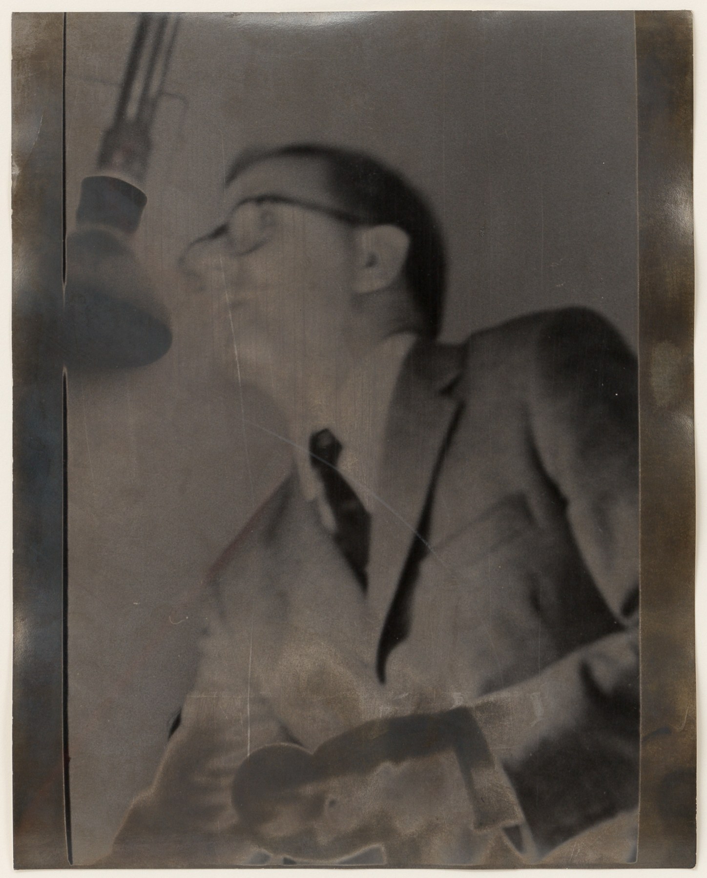 Sigmar Polke “Gilbert and George (George)”, 1974 Unique gelatin silver print 11 3/4 x 9 1/2 inches 30 x 24 cm POG 6201