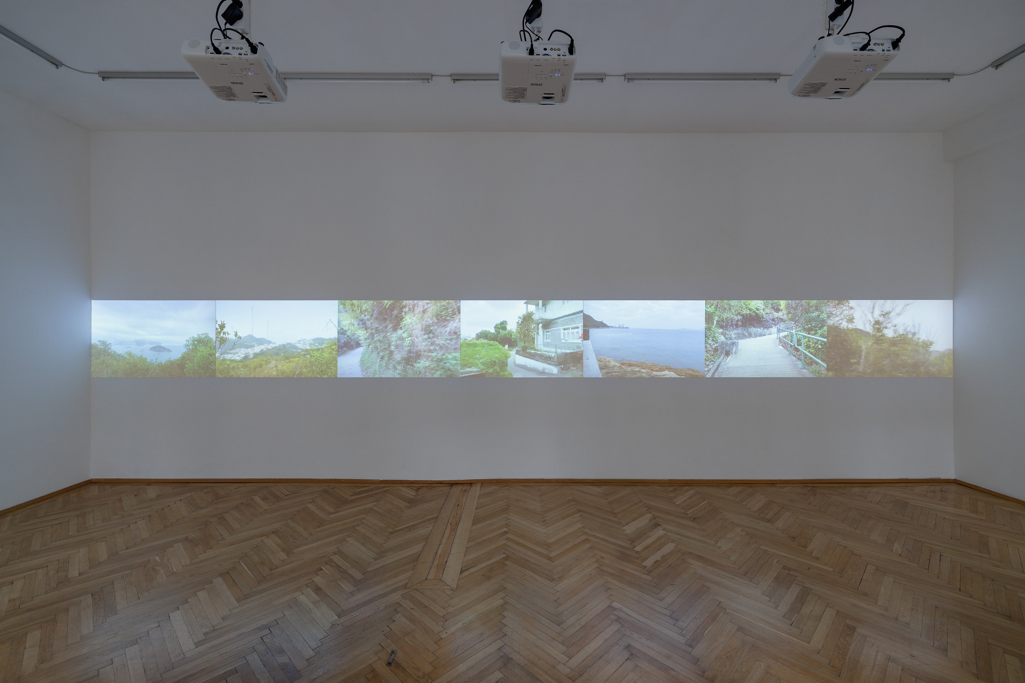 Tiffany Sia, A Road Movie is Impossible in Hong Kong, 2020, Jean Baudrillard, Carissa Rodriguez, Tiffany Sia at FELIX GAUDLITZ, Vienna, 2025. Courtesy: the artist and FELIX GAUDLITZ, Vienna. Photo: kunst-dokumentation.com