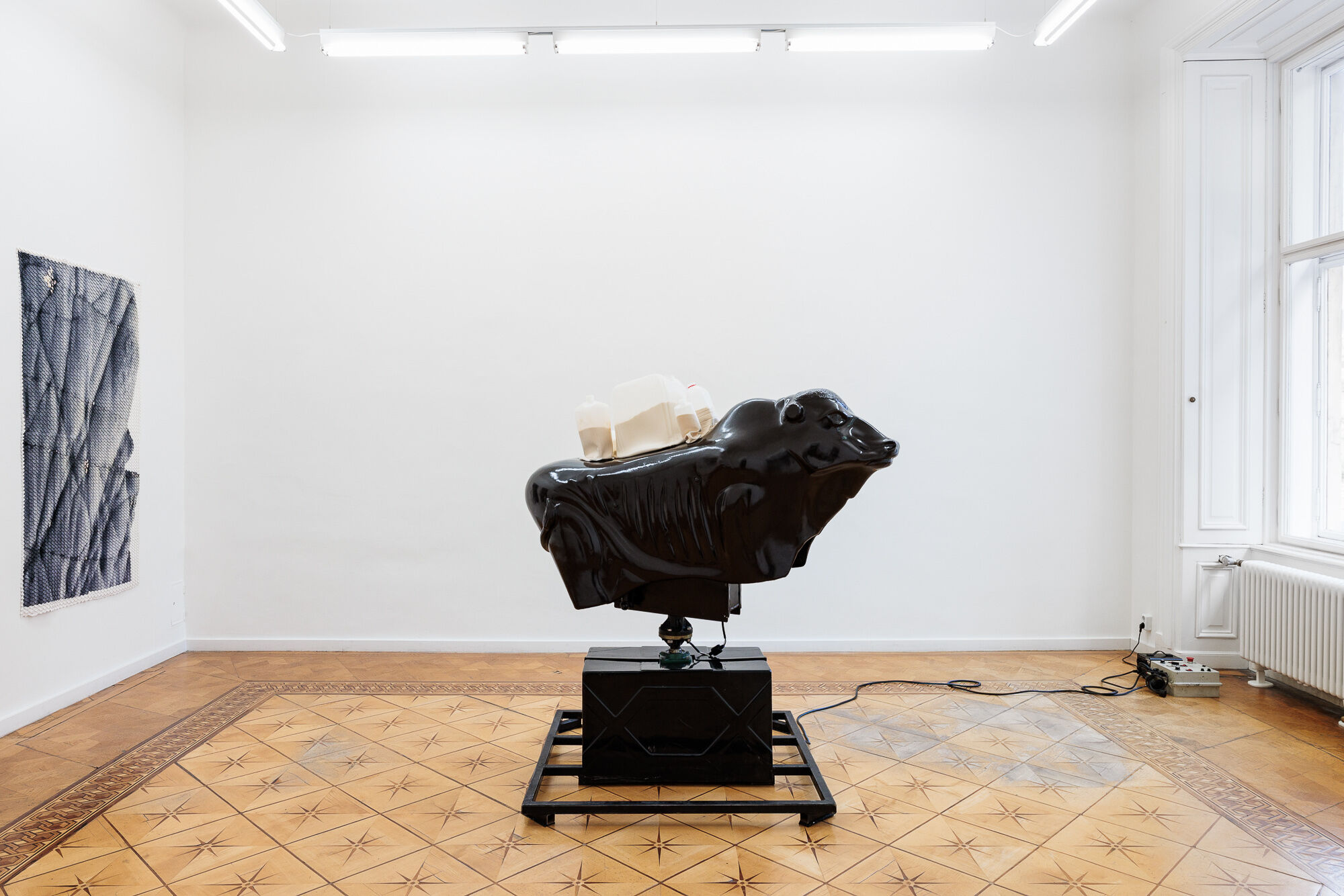 Nina Beier, Alice Channer, installation view The Shed, Croy Nielsen, Vienna, 2025