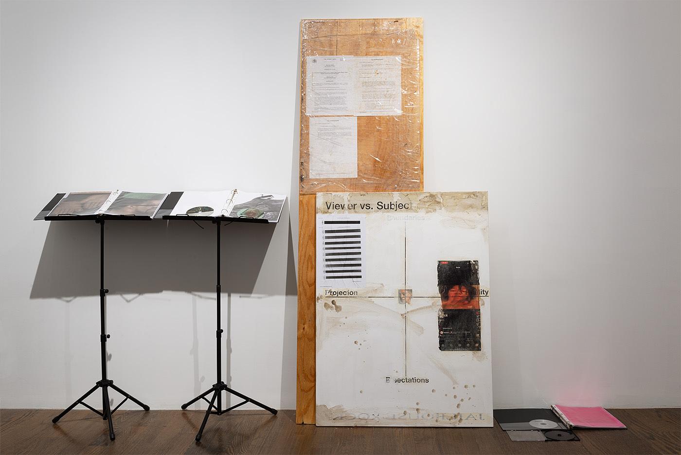 Installation view, Same Things Make Us Laugh, Make Us Cry Pt. 2, Witness, Act 1: Black Noise, Courtesy of Derosia