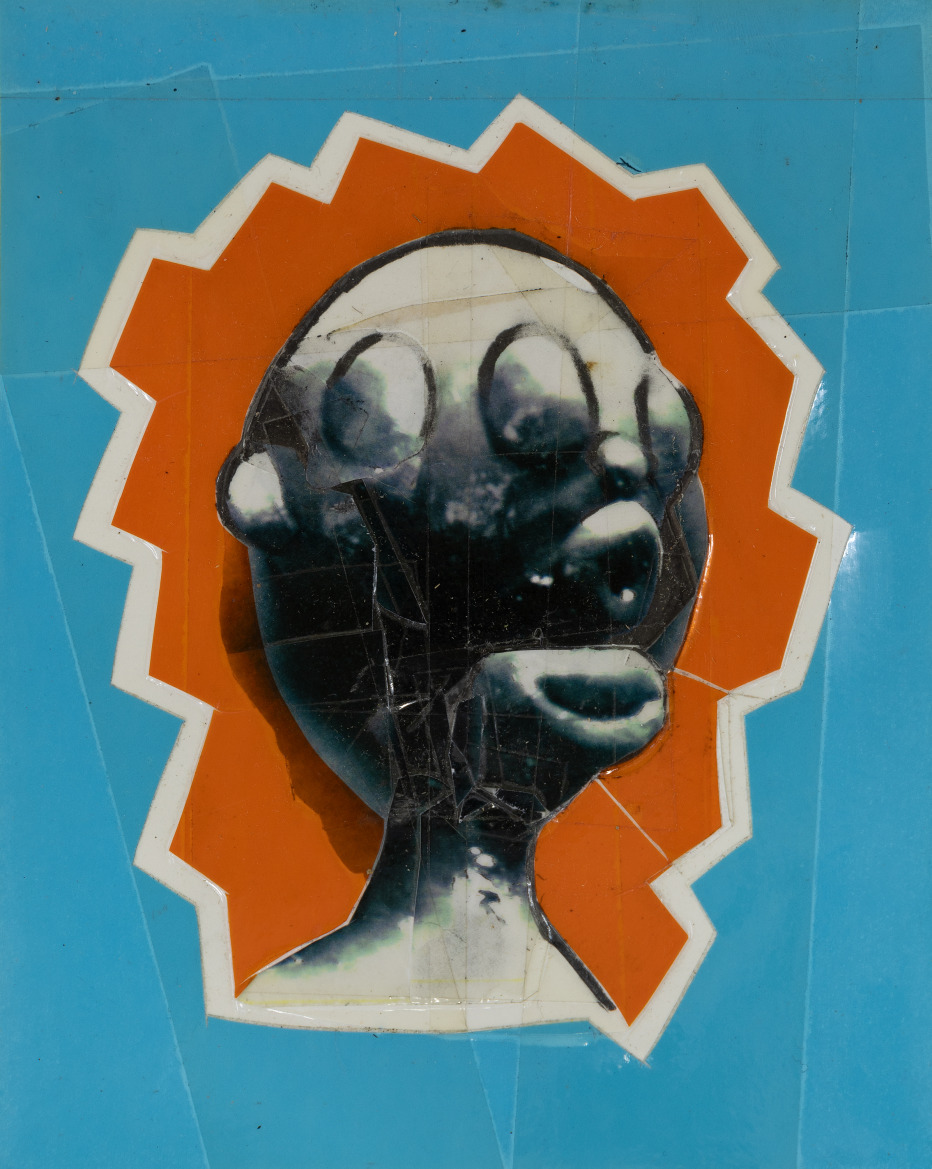 S.M. van der Linden, Untitled, undated, paper collage and tape, 21 x 16,8 cm, courtesy of the artist and Exile
