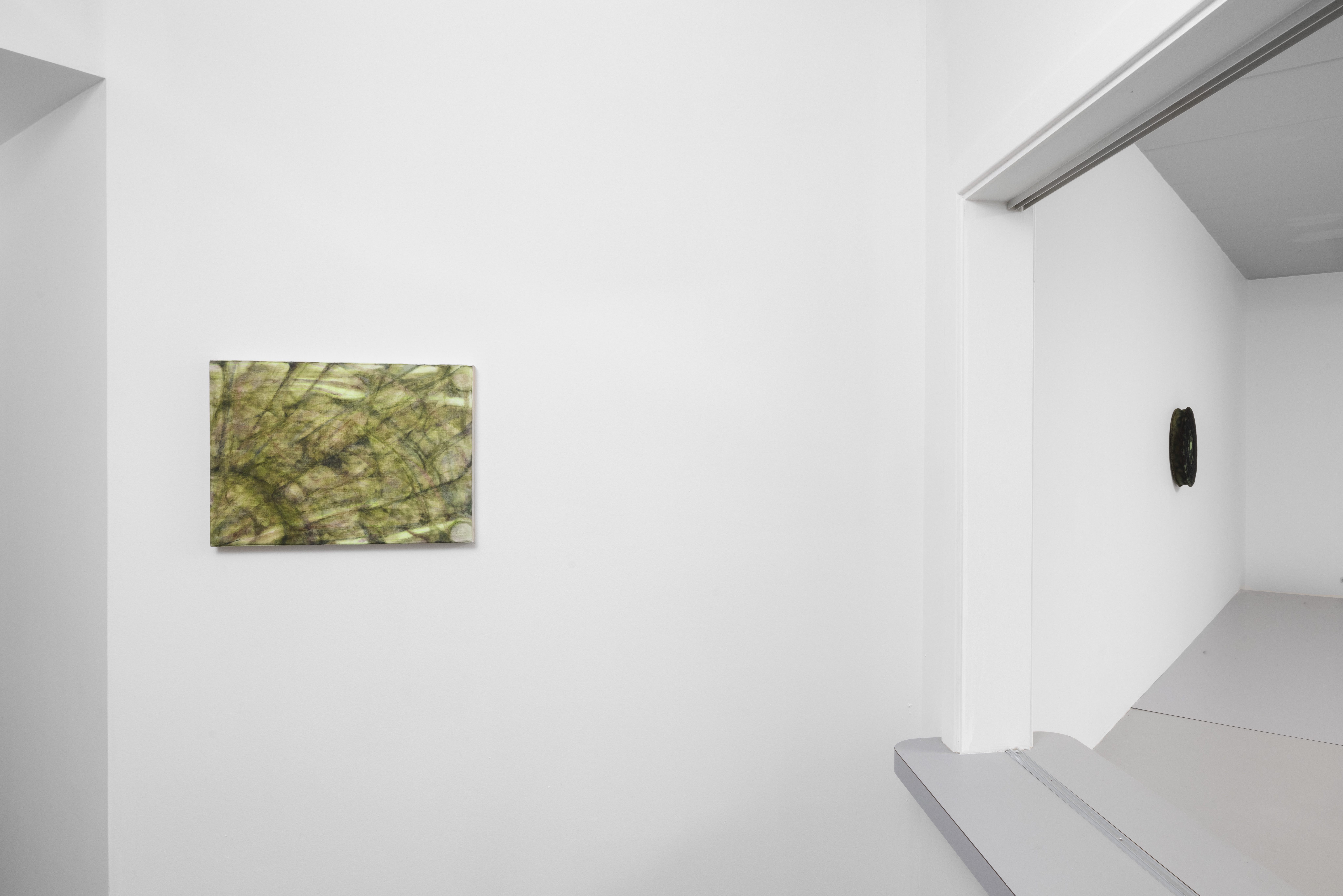 Installation view, Machine Turn Quickly, Hunter Foster and Ang Ziqi Zhang at Romance, Sept 12–Nov 2, 2025. Courtesy of the artists and Romance, Pittsburgh.