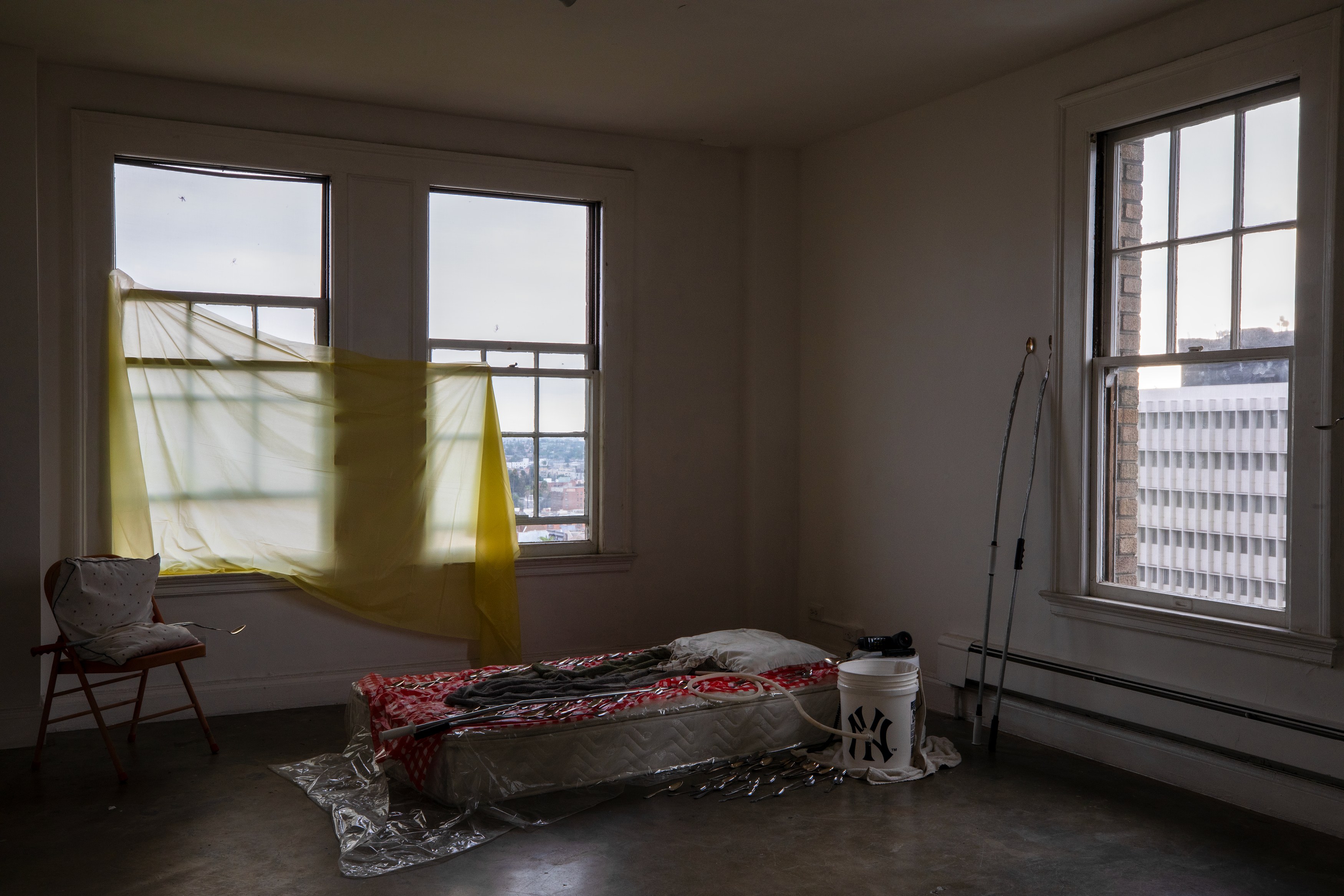 Installation view, Little piggy (2025), courtesy of the artist and Gaylord Fine Arts.