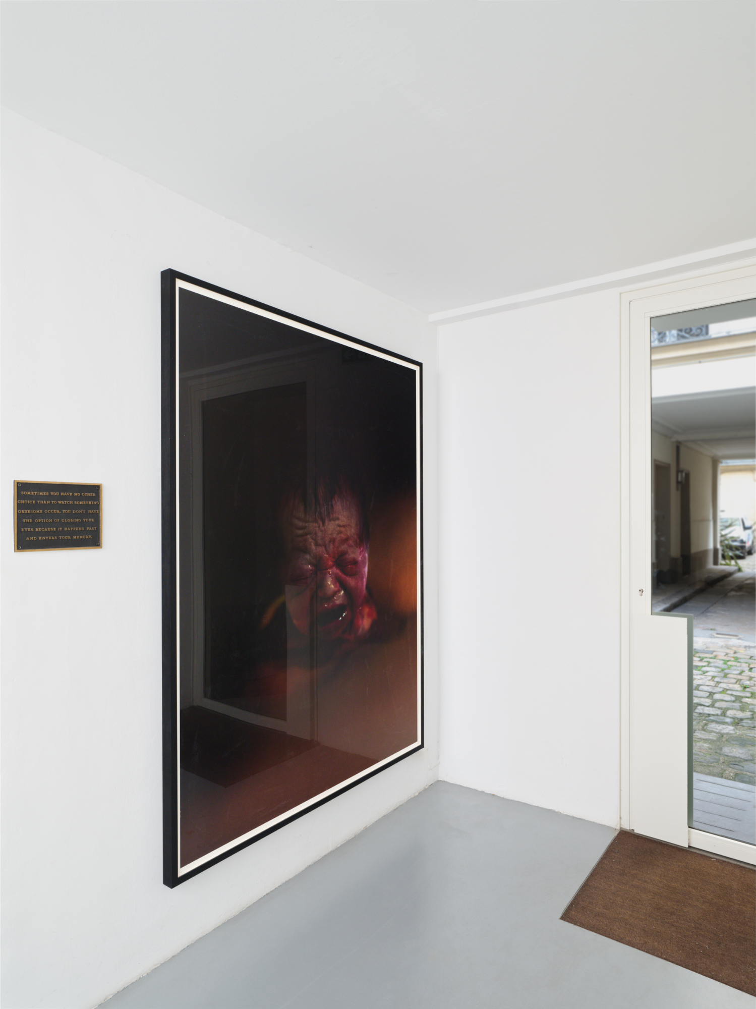 Installation View, The Family Guns (2025), courtesy of Reena Spaulings and Galerie Hussenot.