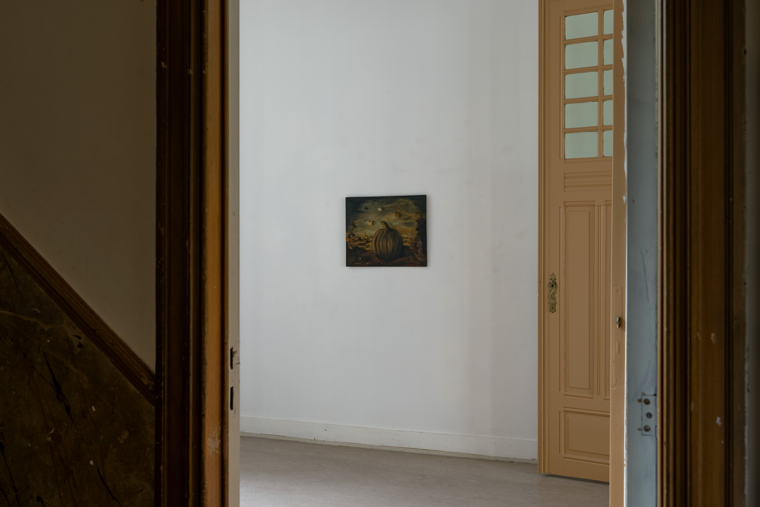 Exhibition view, Luigi Zuccheri, curated by Robert Snowden & Harald Thys, Etablissement d’en face, Brussels, 2025. Courtesy of MMXX. Photo credit: Fabrice Schneider