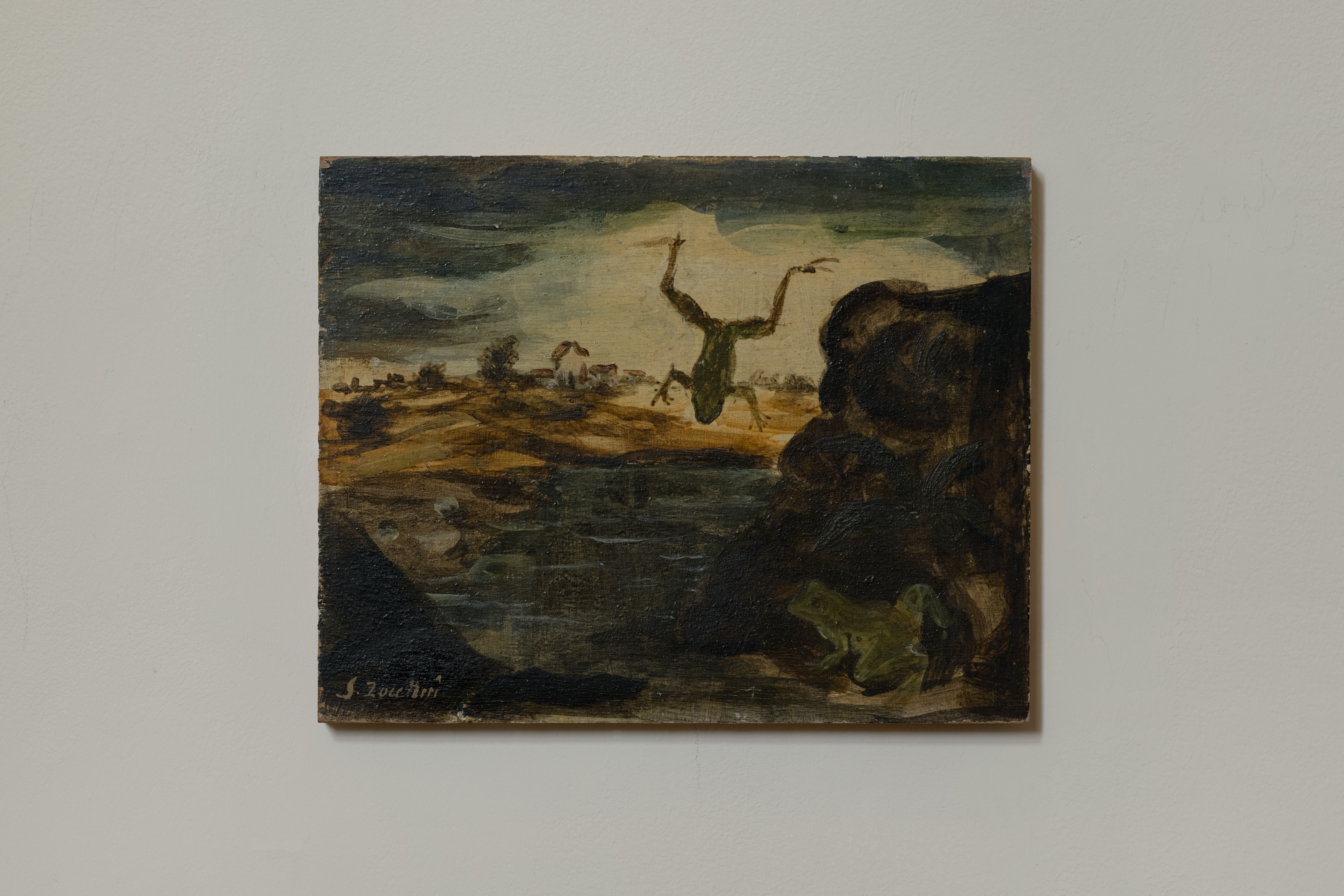 Exhibition view, Luigi Zuccheri, curated by Robert Snowden & Harald Thys, Etablissement d’en face, Brussels, 2025. Courtesy of MMXX. Photo credit: Fabrice Schneider