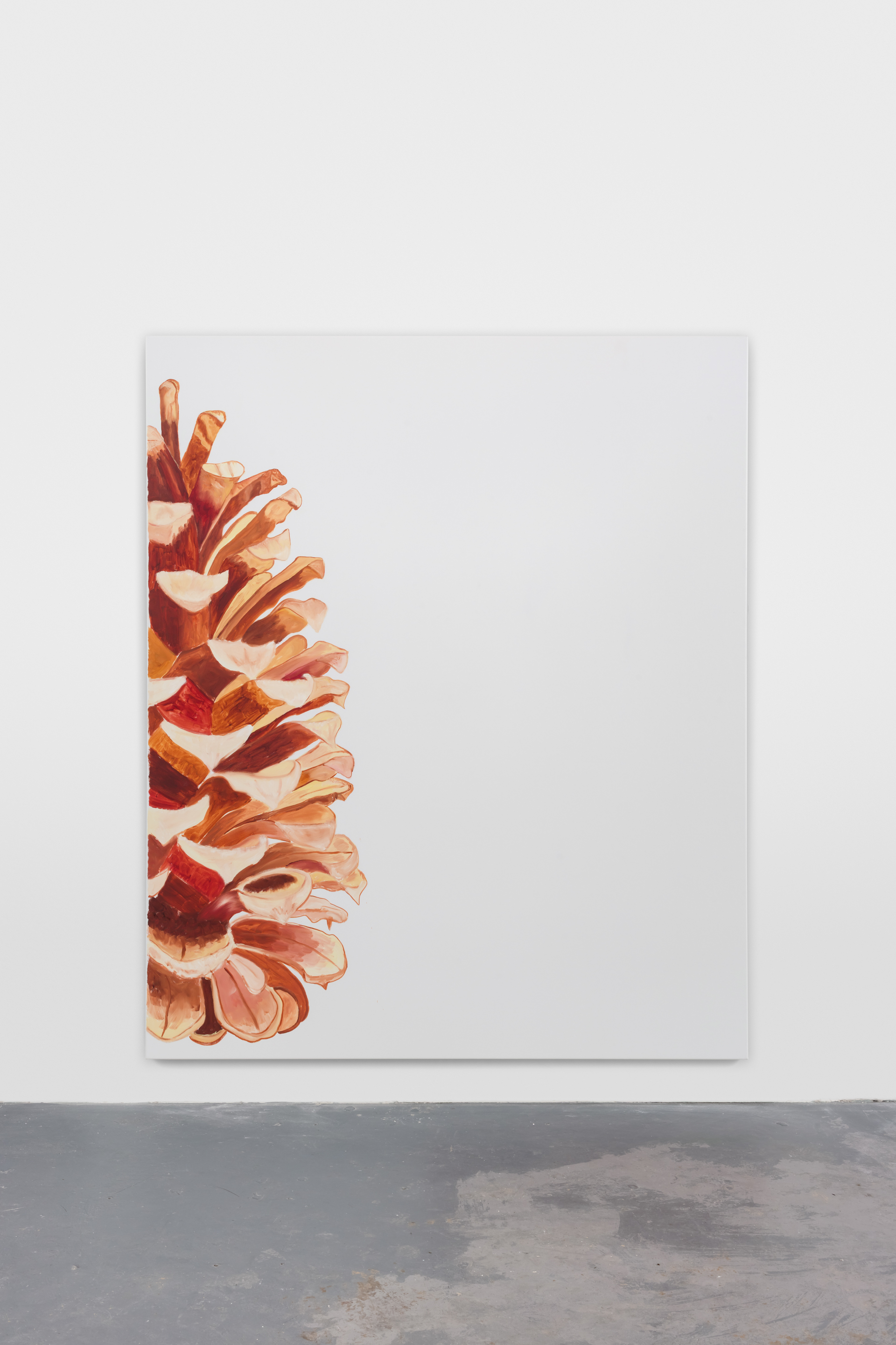 Oberon Parry-Laidler, Cone painting 9, 2025, Oil on canvas, 180 x 150cm, courtesy of the artist and Pusher.