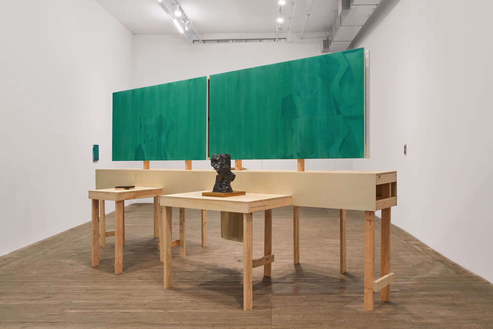 Brook Hsu and Louis Eisner, Frogs, installation view, 55 Walker, 2025. Photo: Guang Xu. Courtesy of the artist and Bortolami.