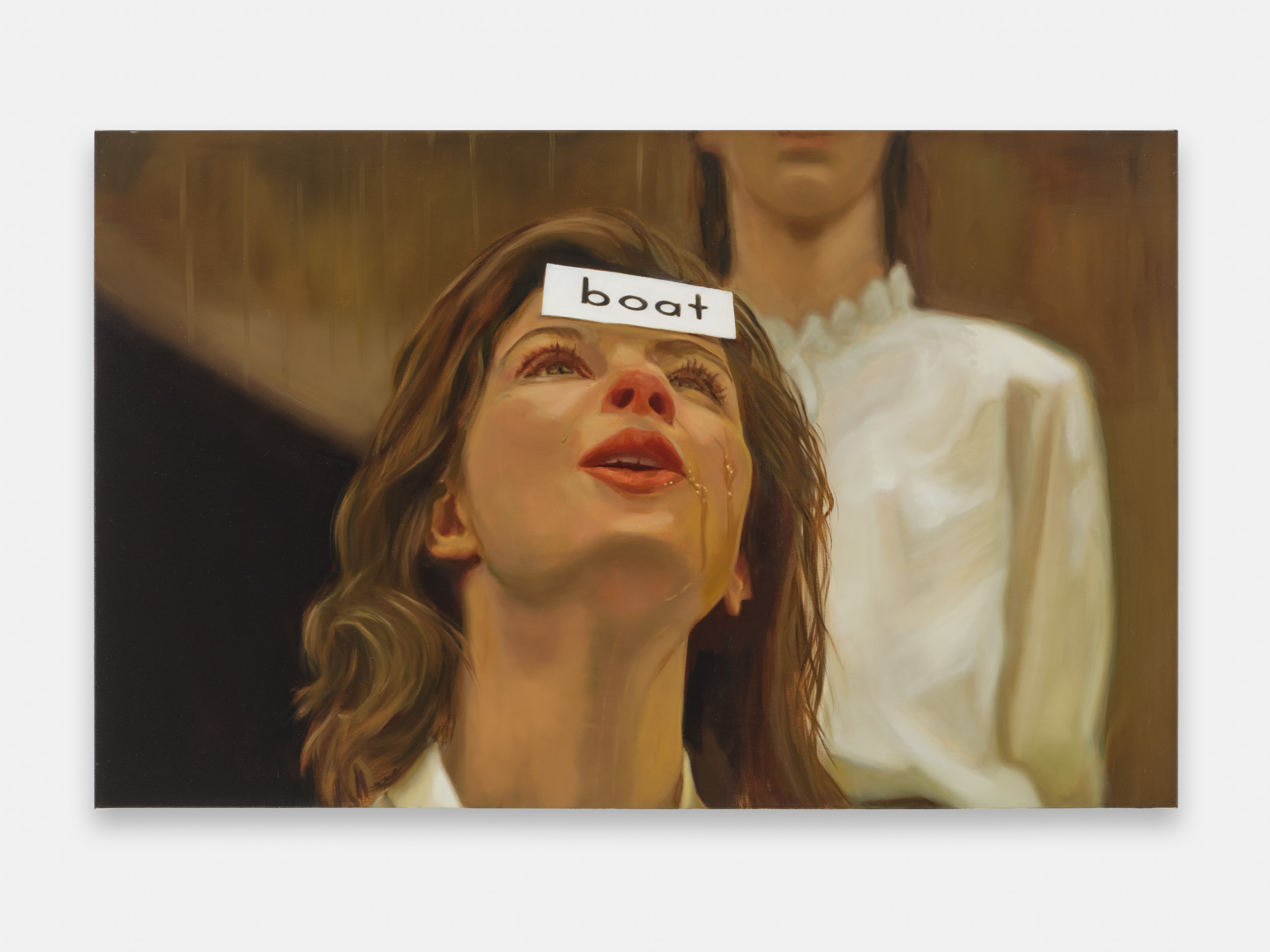 Shannon Cartier Lucy, Untitled (boat), 2025 Oil on canvas 121.9 × 76.2 cm, courtesy of the artist and Soft Opening.