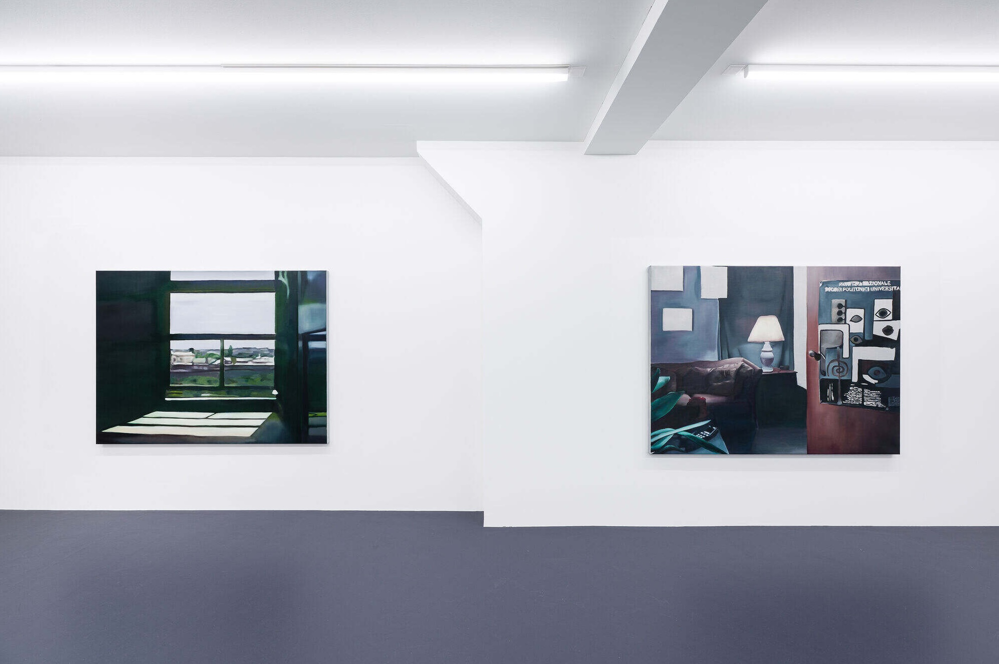 Exhibition view, Repository of Demonic Grounds / Notation for Subject Appearance, 2025, Galerie Gregor Staiger, Zurich. Courtesy of the artist and Galerie Gregor Staiger.