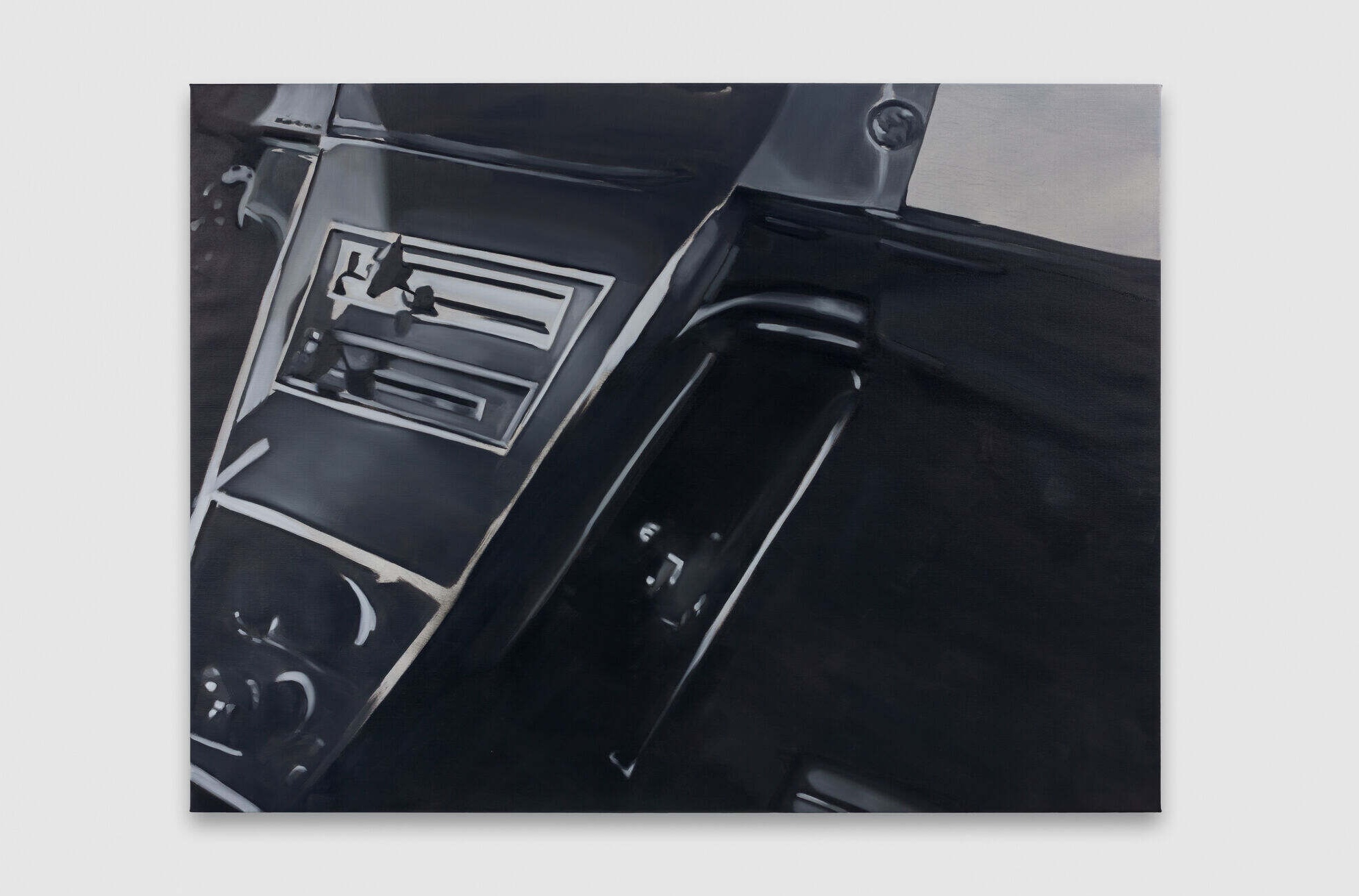 Deborah-Joyce Holamn, KT #16, 2025, Oil and pencil on linen, 150 x 200 x 4.5 cm. Courtesy of the artist and Galerie Gregor Staiger.