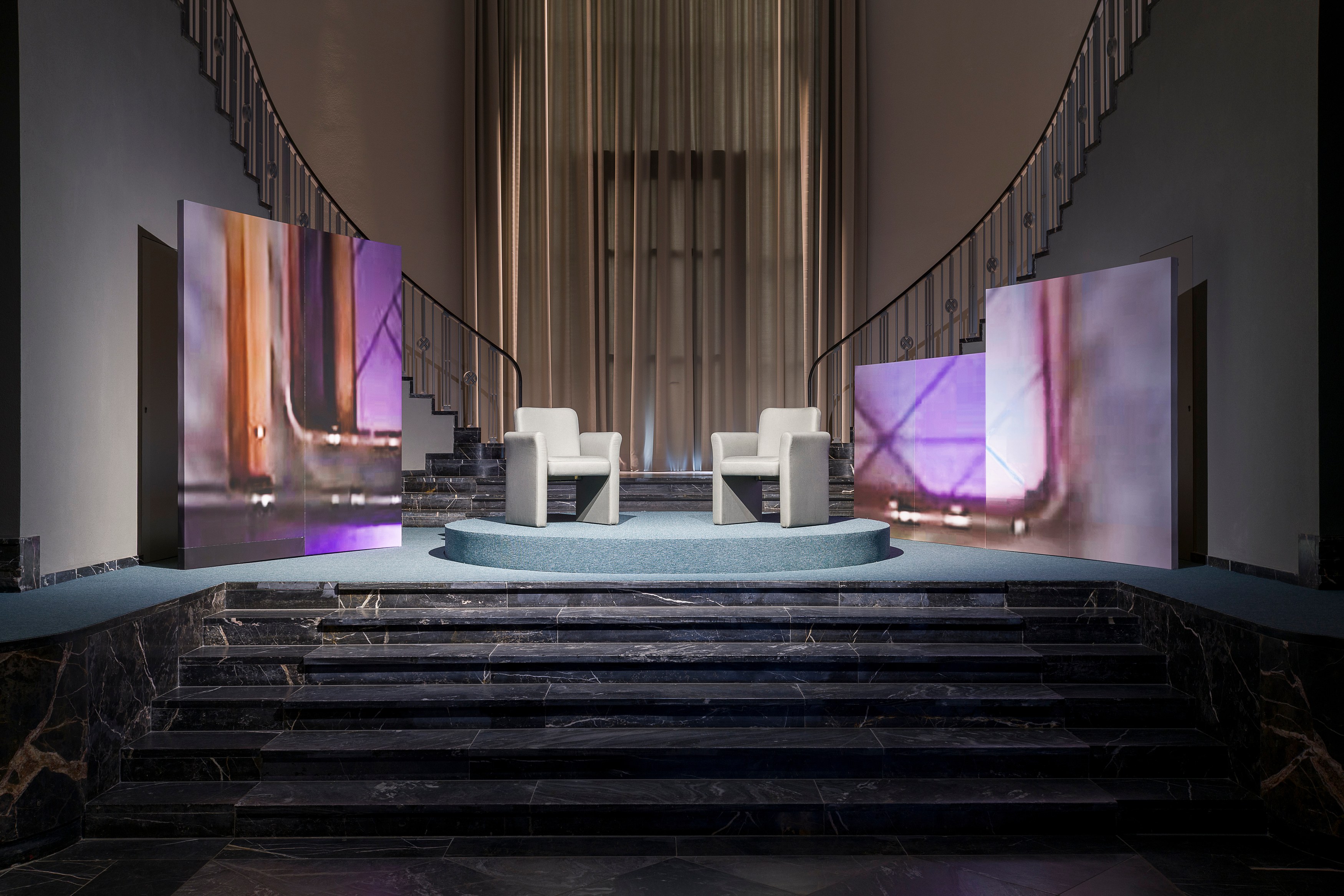 Jordan Strafer, DISSONANCE, Installationsansicht bei Fluentum / installation view at Fluentum, 2025. Foto: / Photo: Stefan Korte.