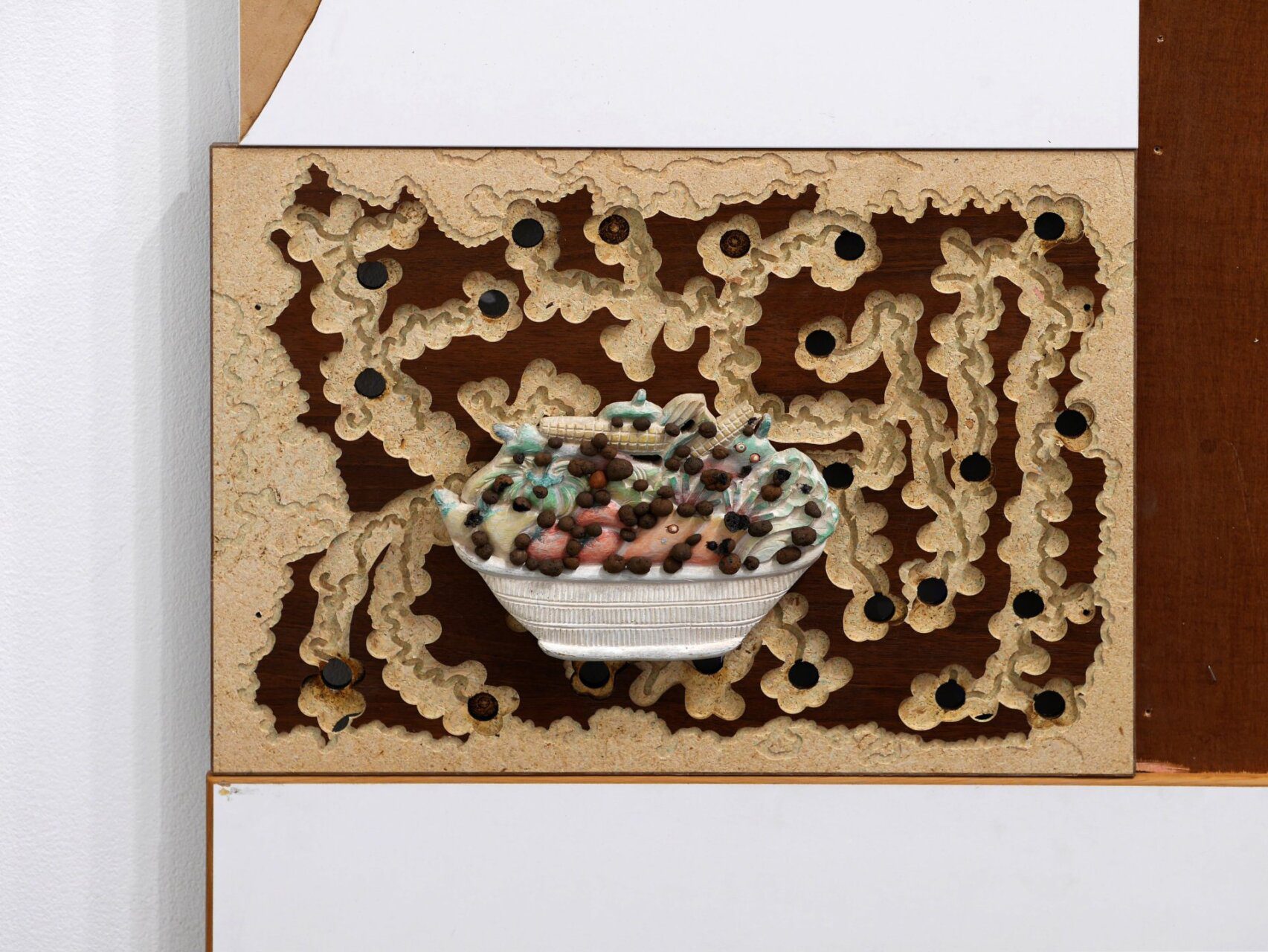 dylan ray arnold, detail for Kitchen-Floor is Lava, 2025. Courtesy of the artist and Sculptor Gallery.