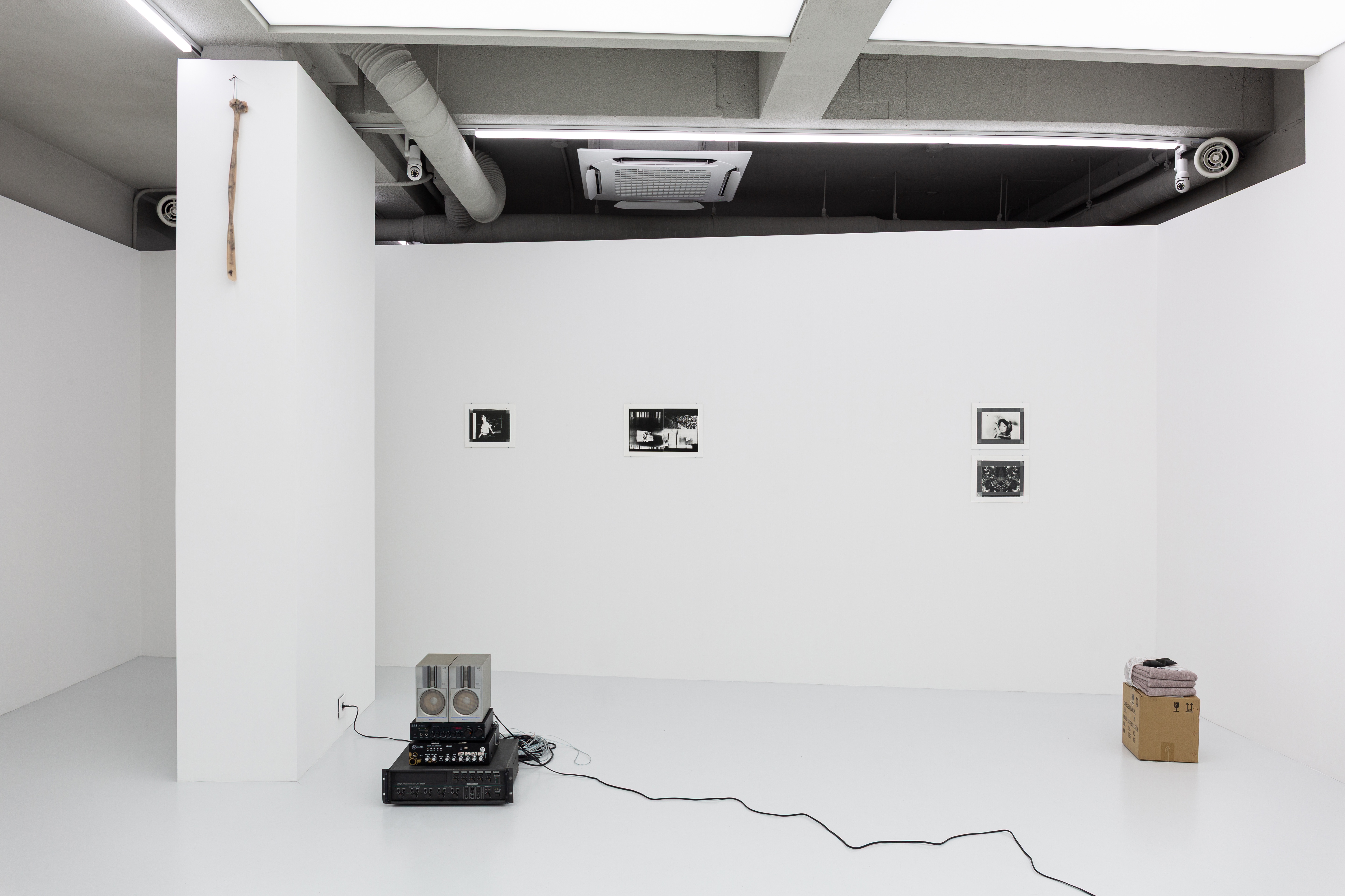 Installation view, Back Up My Heart to the Cosmic Machine at YK PRESENTS, Seoul, December 11 – December 31, 2025. Courtesy the artists and YK PRESENTS, Seoul.