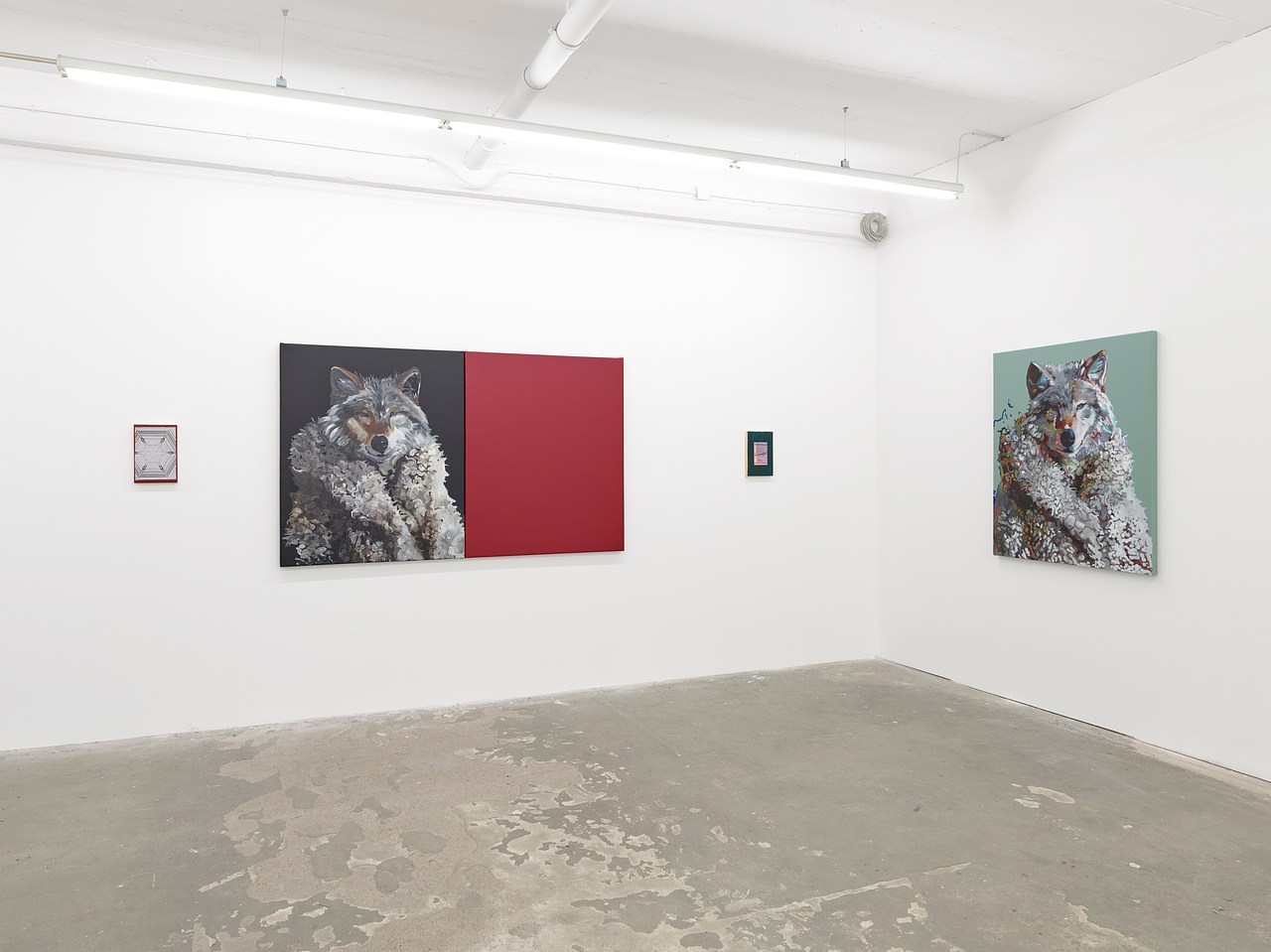 Installation view, Paw Patrol, 2025, courtesy of the artist and KOW. Photography by Ladislav Zajac.