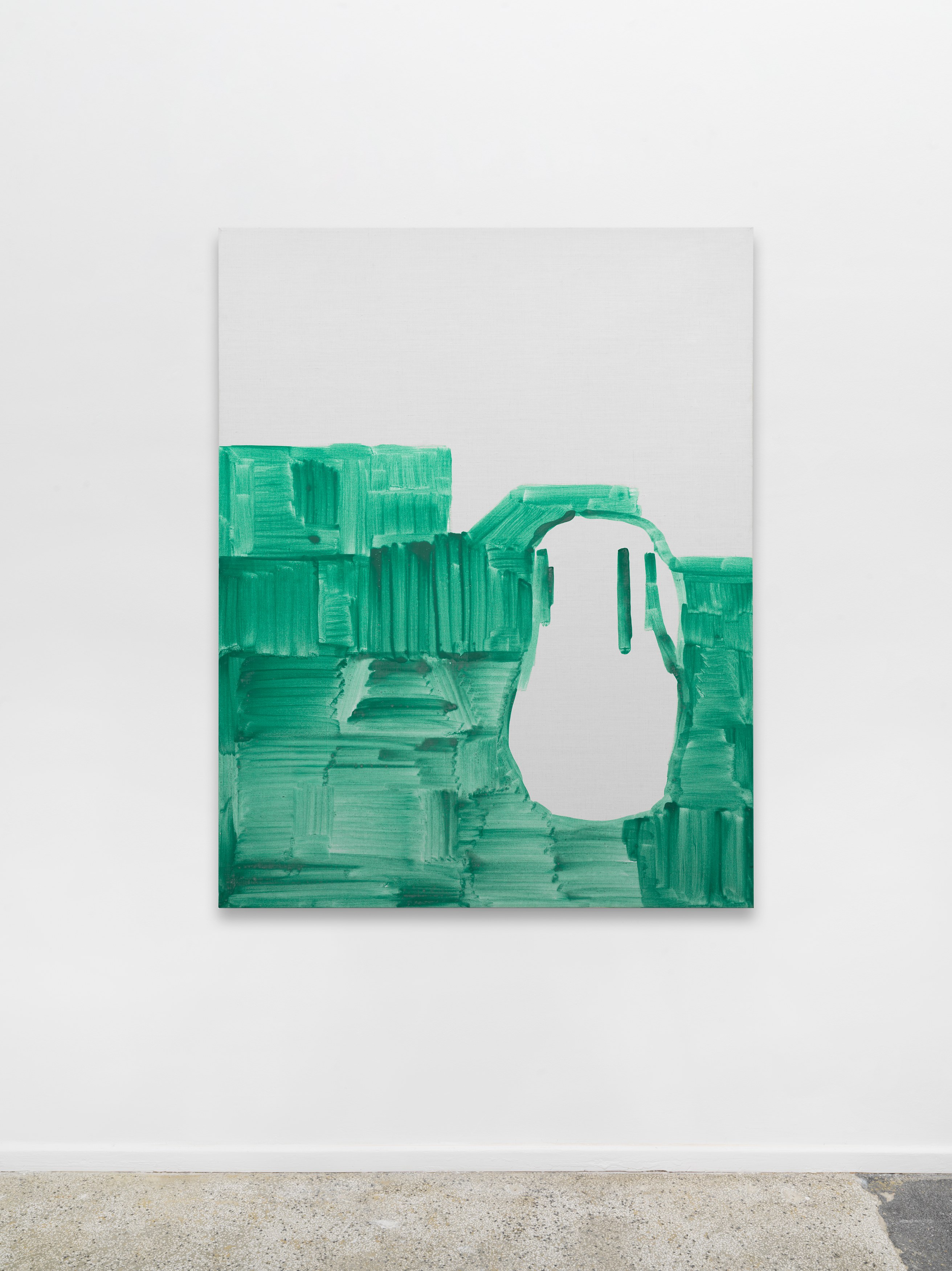 Michael Krebber, Untitled, 1993, acrylic on canvas, 140 x 110 cm, MK/M 1993/23, Loan. Courtesy of the artist and Galerie Buchholz.