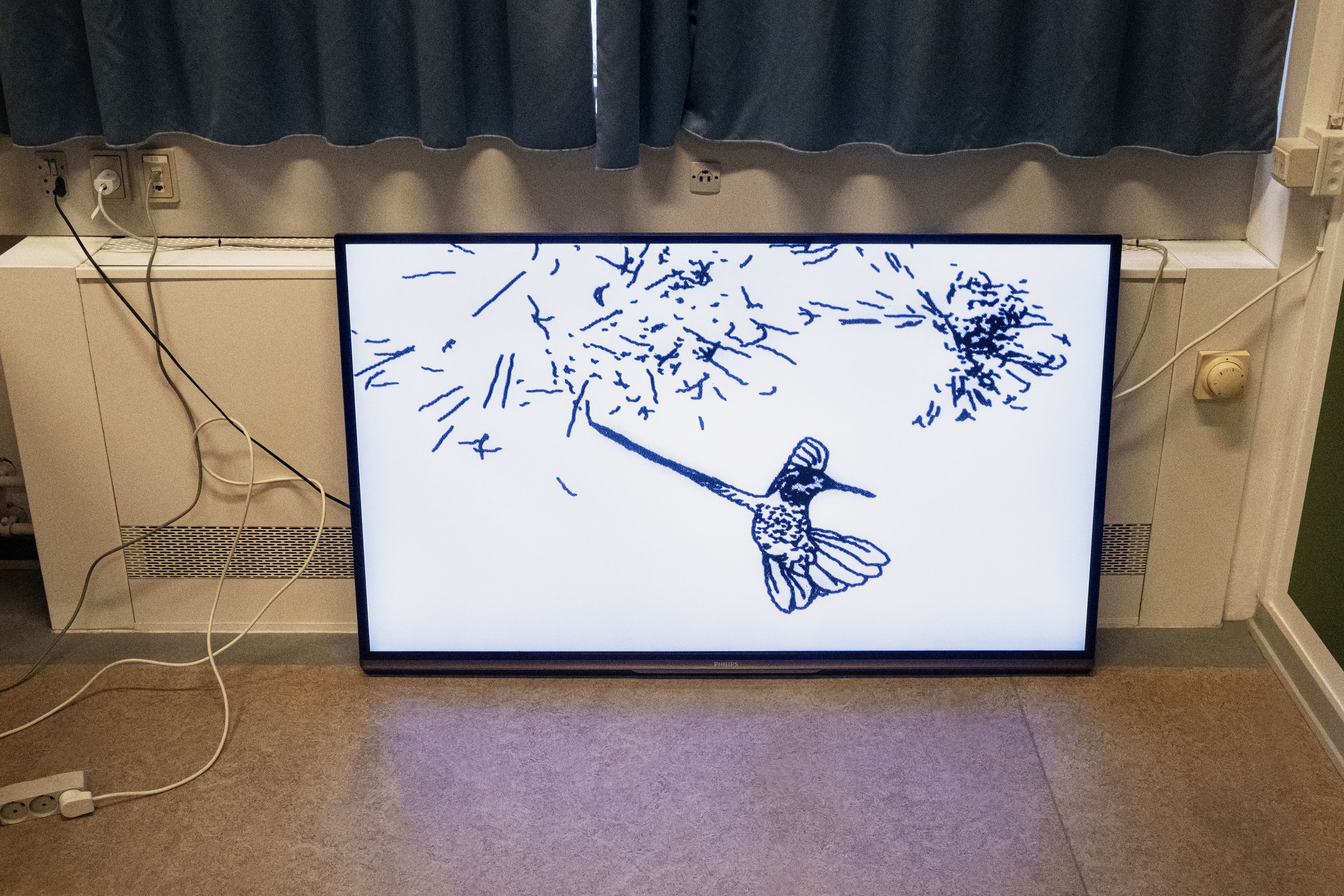 Charles Csuri, Hummingbird, 1967, 16mm transferred to video, 12:12 min. Courtesy of the artist and Public Domain Operating System.