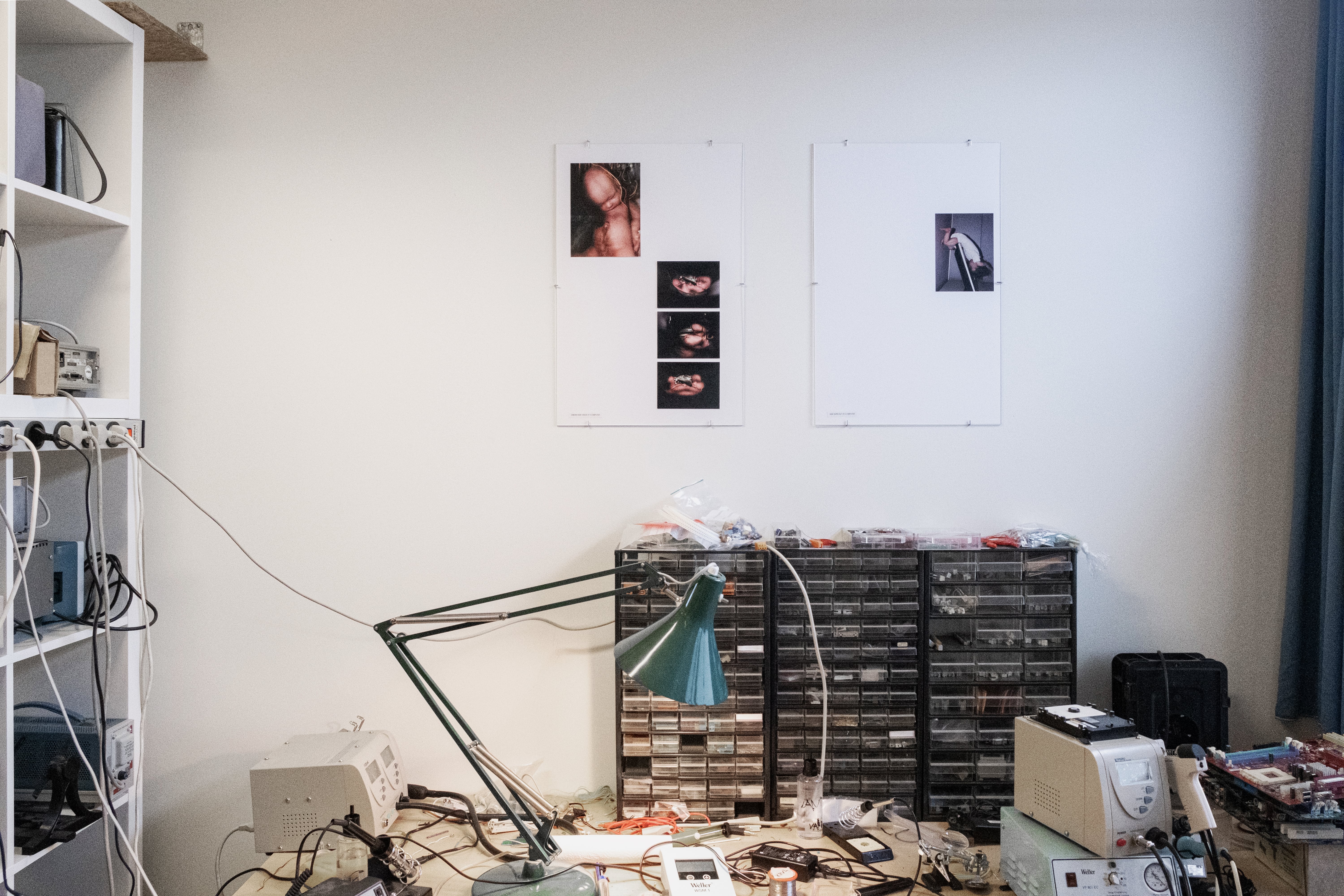 Installation view, The Shape Something Takes when Passing Through, 2025. Courtesy of the artist and Public Domain Operating System.