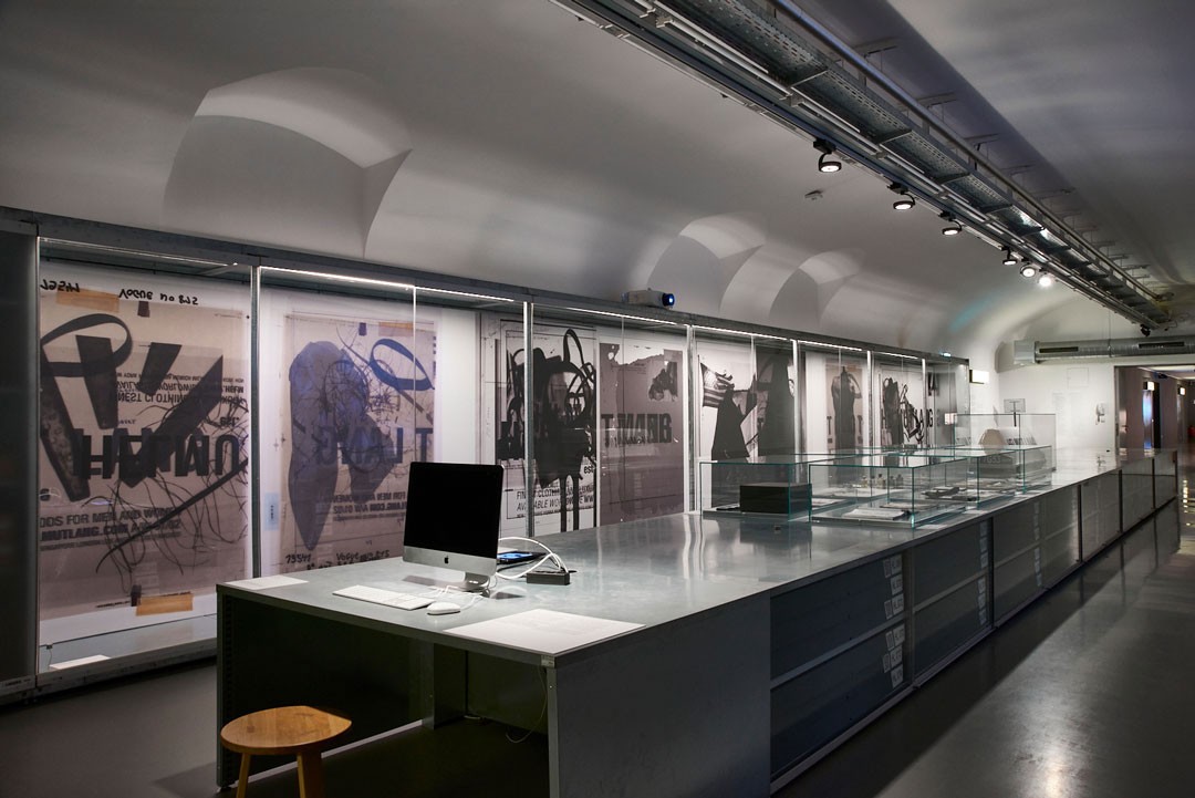 Installation view, Helmut Lang Archive © MAK/Georg Mayer