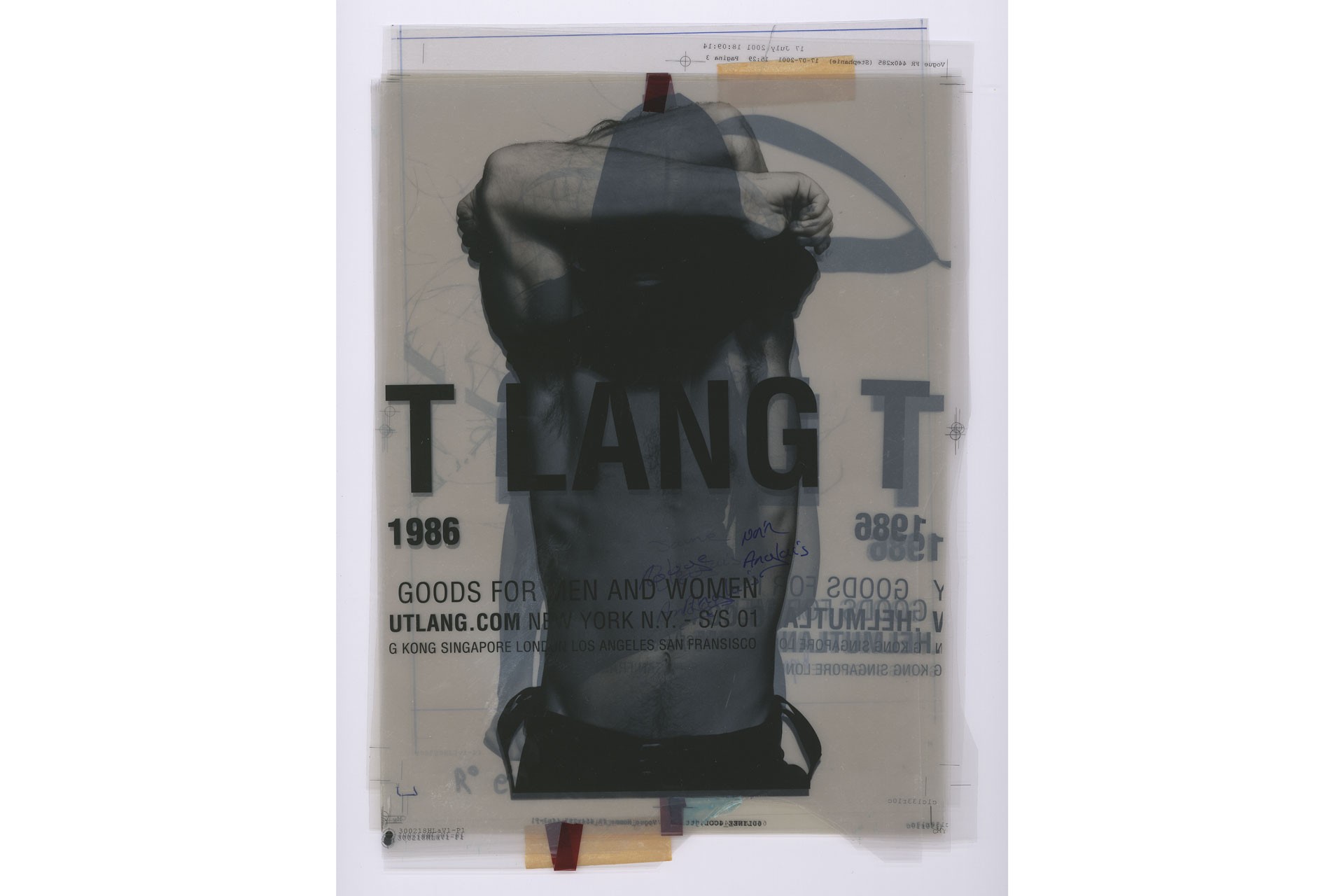 Helmut Lang, Excerpts from the Selective Memory Series, Special Edit, 2020 © HL-ART, courtesy of the artist and MAK.